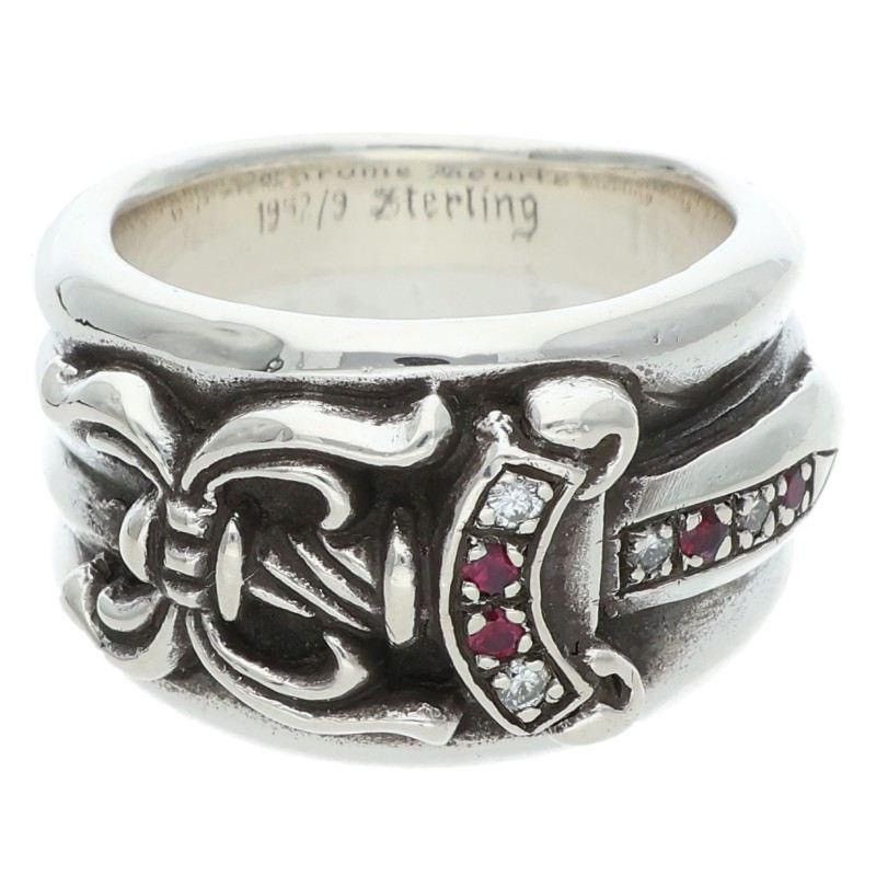 Chrome Hearts Double Dagger Open Ring US 7 | Grailed