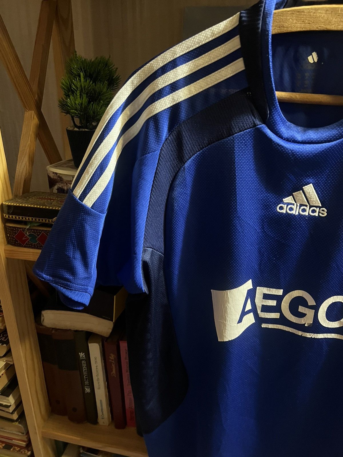 Adidas RARE Adidas AJAX Shirt Vintage 2008/09 Football Blue Jersey Size US XL / EU 56 / 4 - 4 Thumbnail