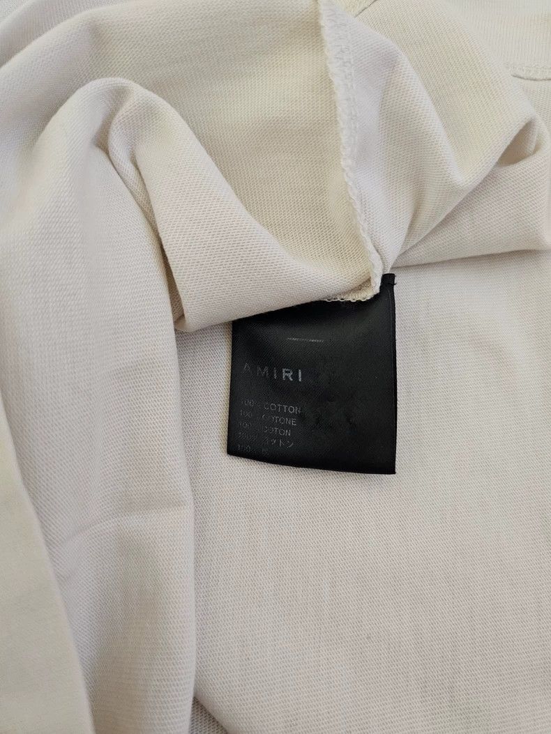 Amiri Amiri Beige T-Shirt Size US M / EU 48-50 / 2 - 5 Thumbnail