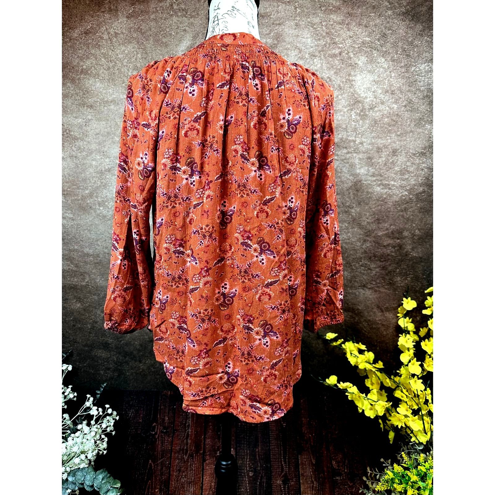 Other Mason & Belle Button & Loop Closure Tunic Rustic Floral S Size S / US 4 / IT 40 - 8 Thumbnail
