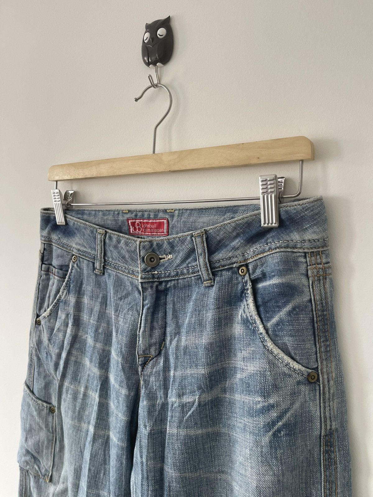 KOJIMA GENES Rare Vintage JOHNBULL KOJIMA JAPAN Carpenter Utility Jeans Size US 29 - 8 Thumbnail