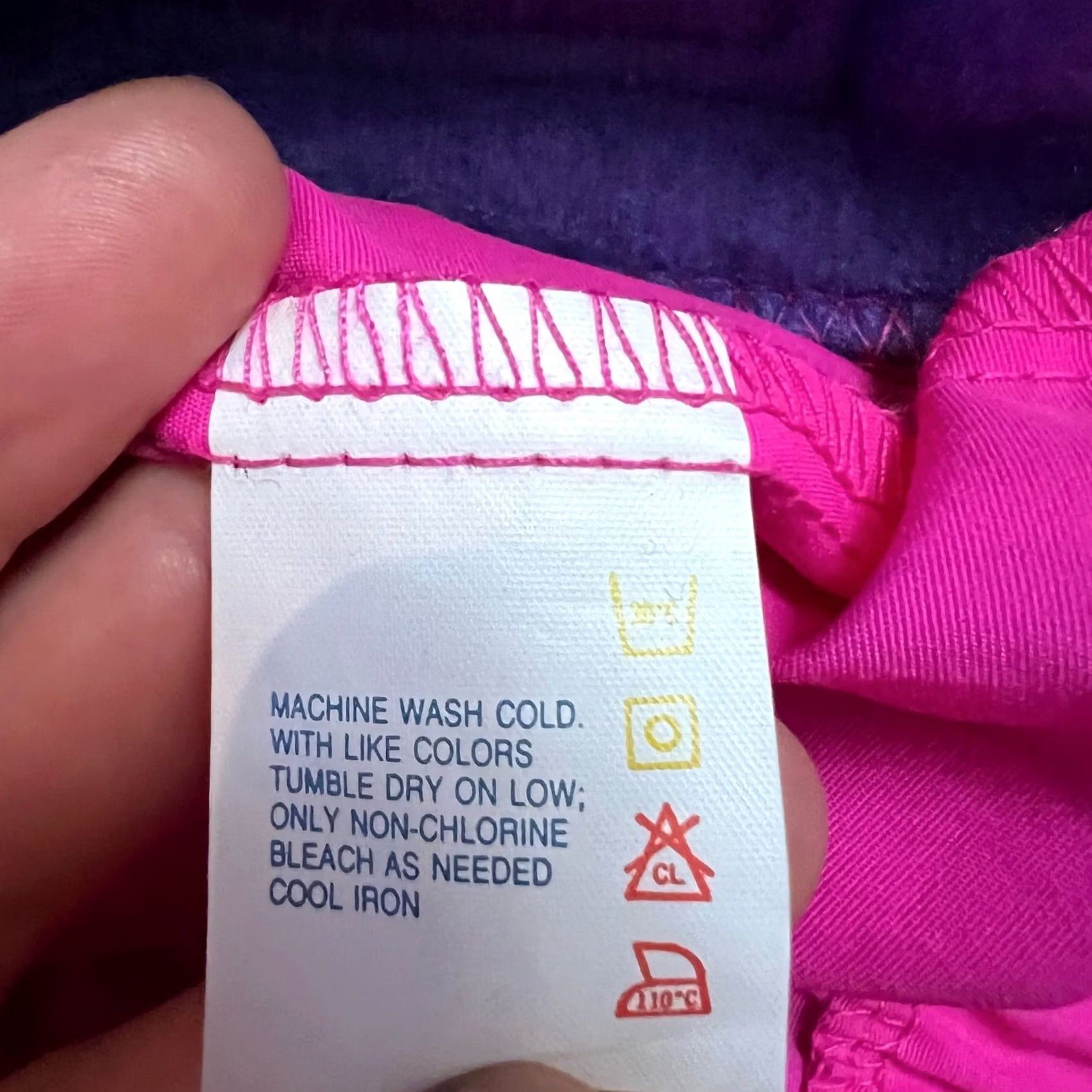 Nike VINTAGE Nike Aqua Gear Windbreaker Jacket Mens XL Pink Purple Nylon Zip Jacket Size US XL / EU 56 / 4 - 6 Thumbnail