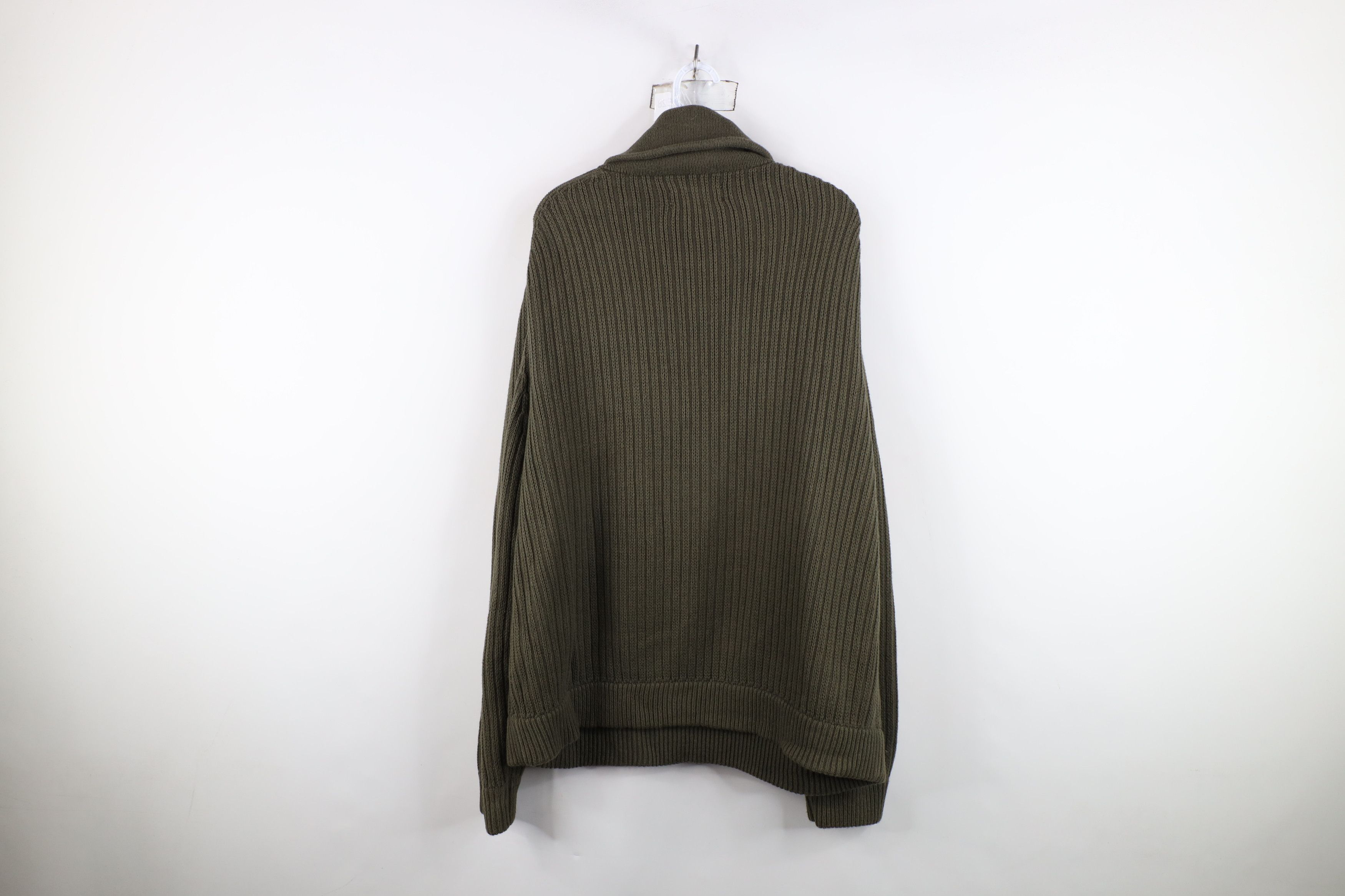 Duluth Trading Company Duluth Trading Co Ribbed Knit High Neck Military Sweater Size US XXL / EU 58 / 5 - 9 Thumbnail