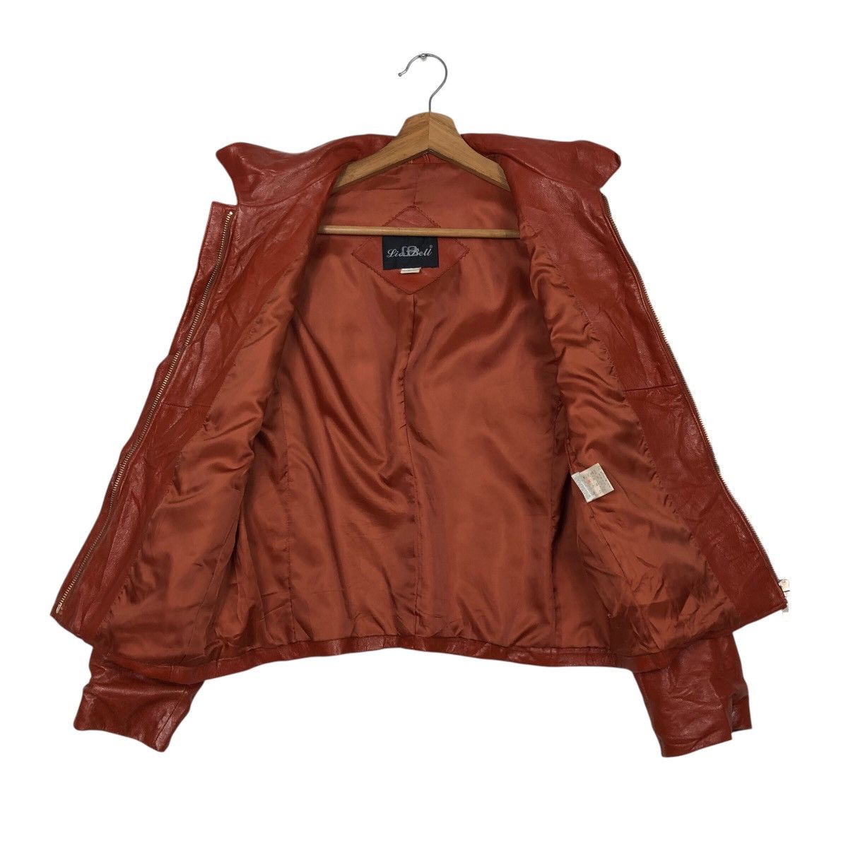 Japanese Brand 📌Vintage Cropped Leather Jacket Zipper Lio Bell IsseyMiyake Size US M / EU 48-50 / 2 - 14 Thumbnail