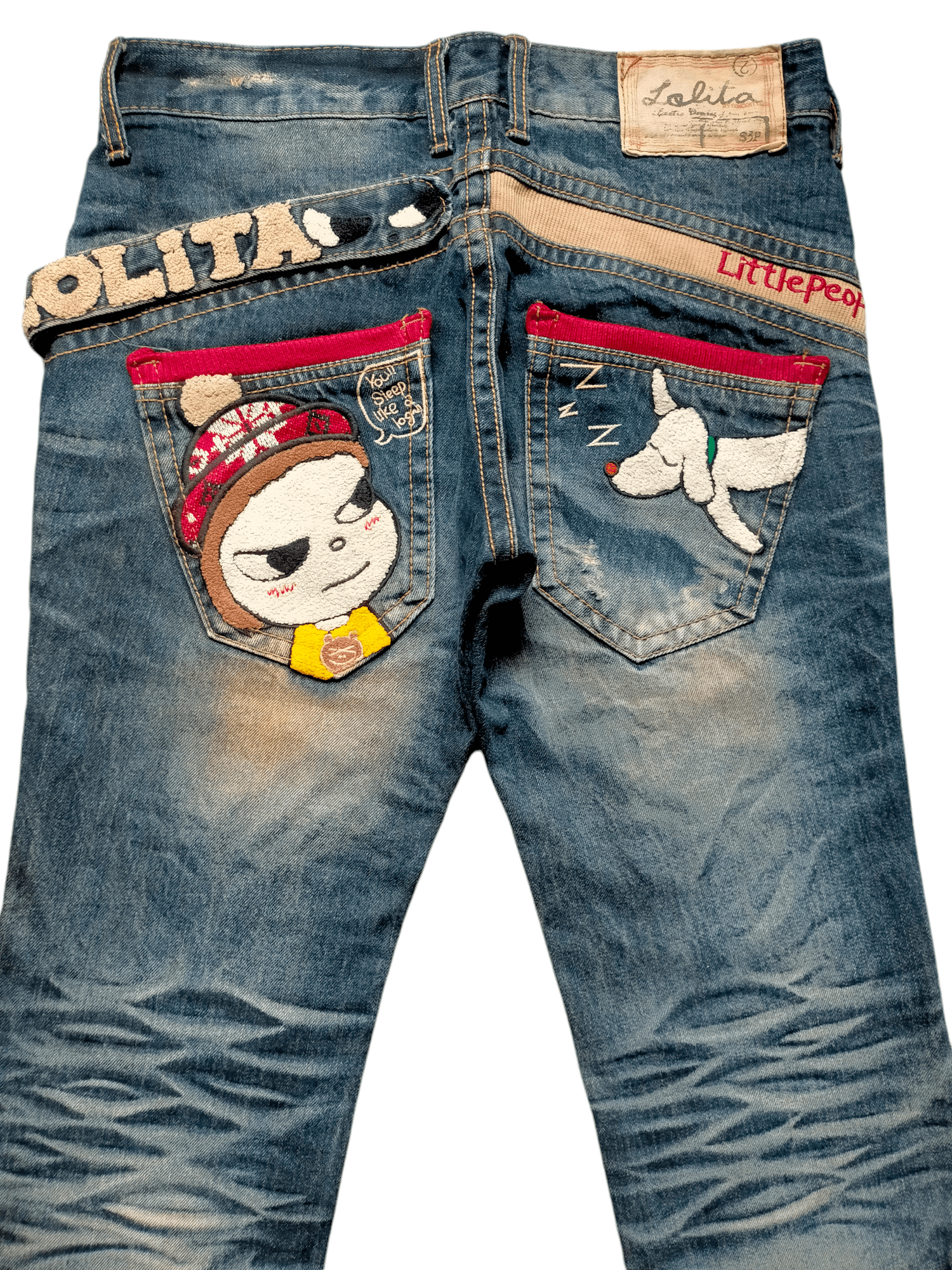Hysteric Glamour 🔥Rare Yoshitomo Nara Lolita Jeans Size US 32 / EU 48 - 3 Thumbnail