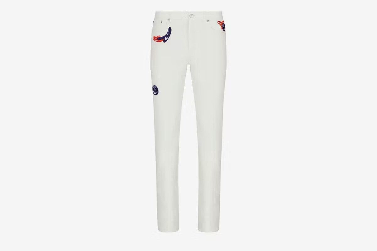 Dior o1mle0326 Slim Fit Jeans in White Size US 30 / EU 46 - 1 Preview