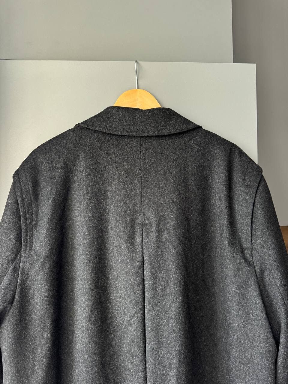 Schneiders Schneiders Salzburg Manufactum Black/Gray Wool Long Overcoat Size US L / EU 52-54 / 3 - 3 Thumbnail