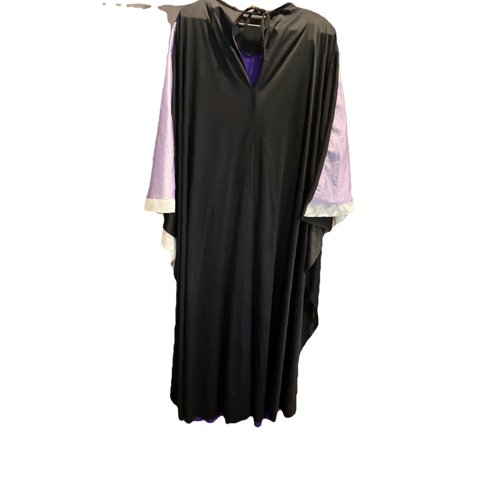 Disney VINTAGE Disney Snow White EVIL QUEEN purple Black Witch DRESS Villain Womens Long Flowy Size ONE SIZE - 3 Thumbnail