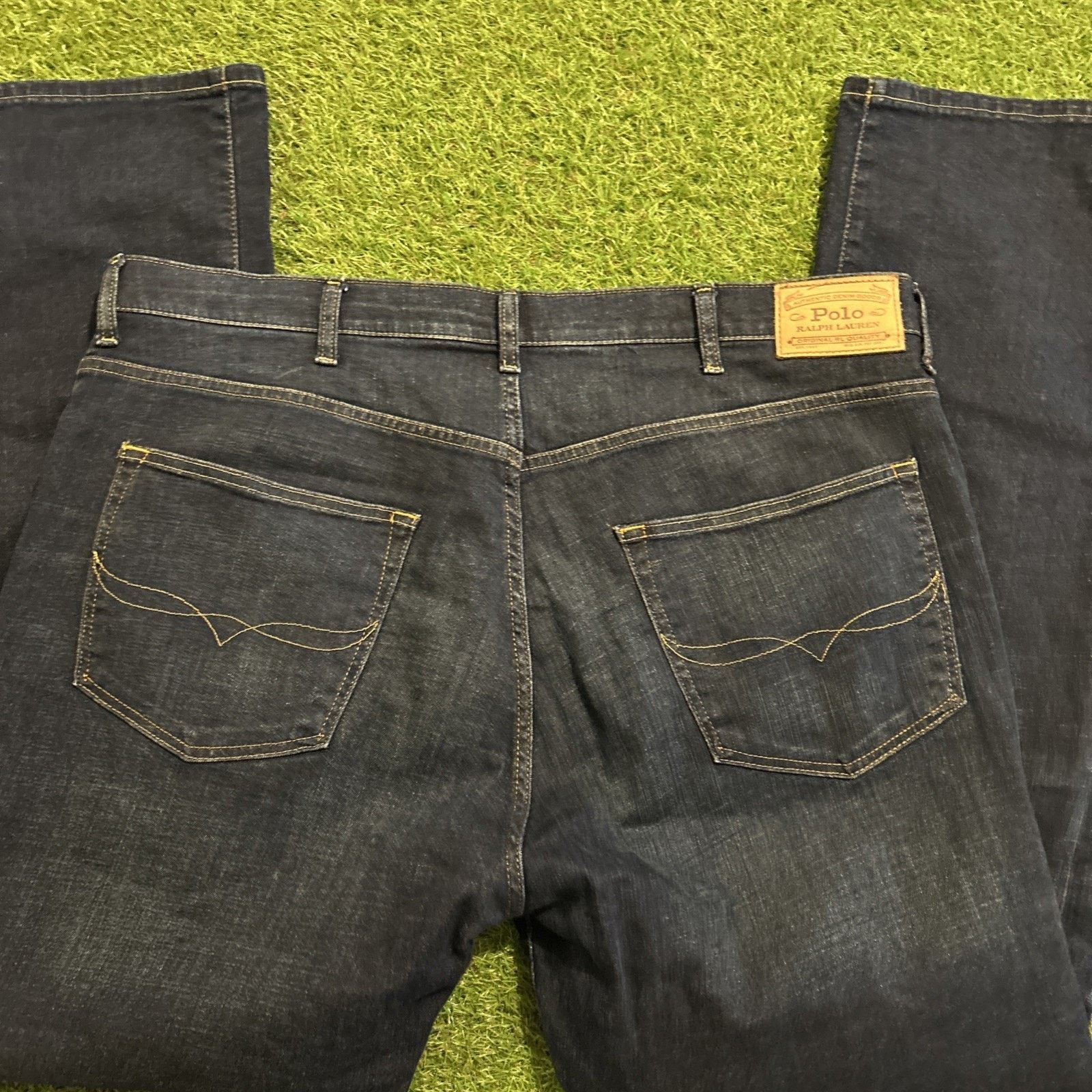 Ralph Lauren POLO RAPLH LAUREN Hampton Relaxed Straight Jeans Blue 42x34 Size US 42 / EU 58 - 8 Thumbnail