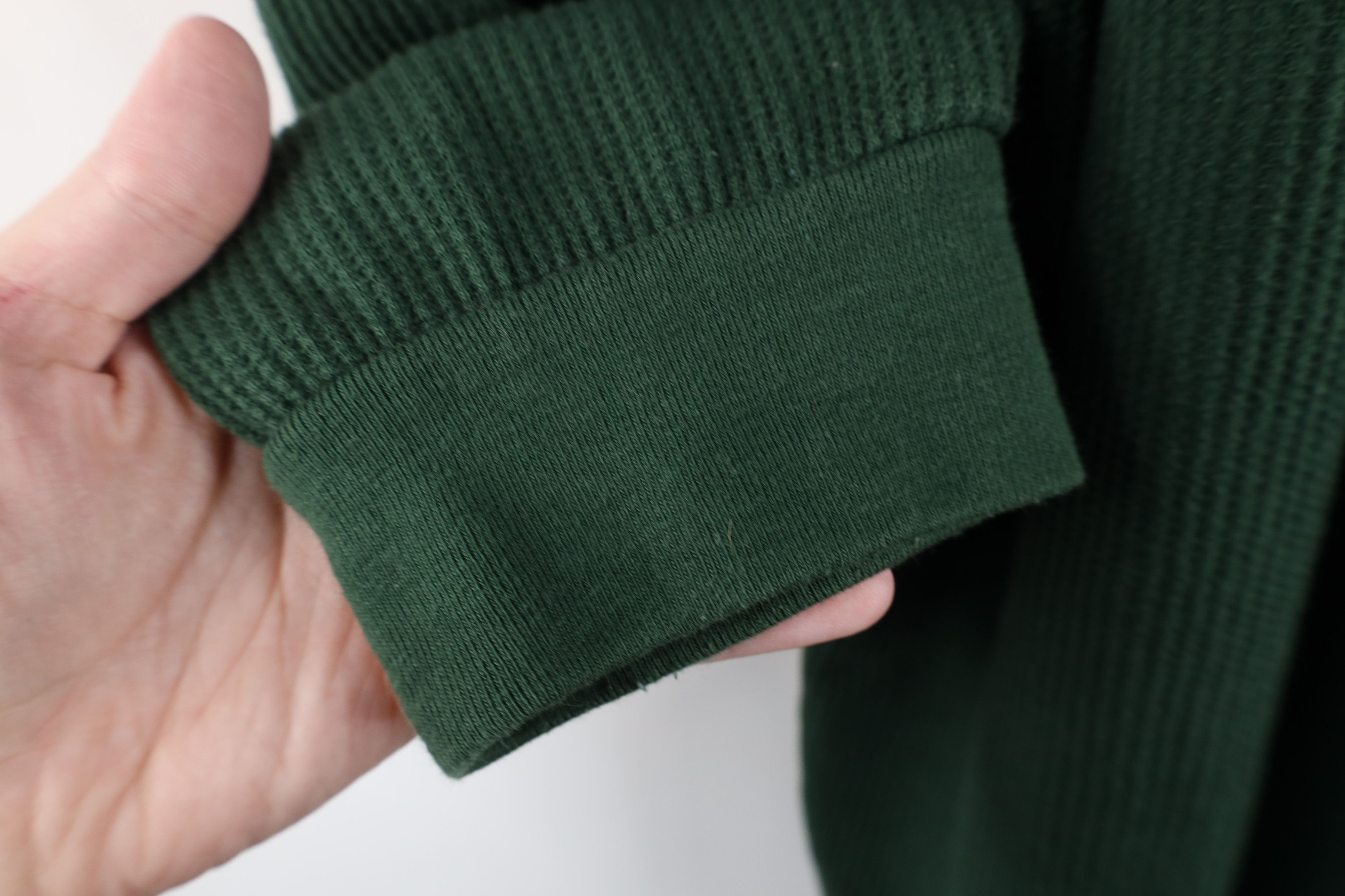 Vintage Vintage 90s Streetwear Waffle Long Sleeve Henley T-Shirt Size US XXL / EU 58 / 5 - 6 Thumbnail