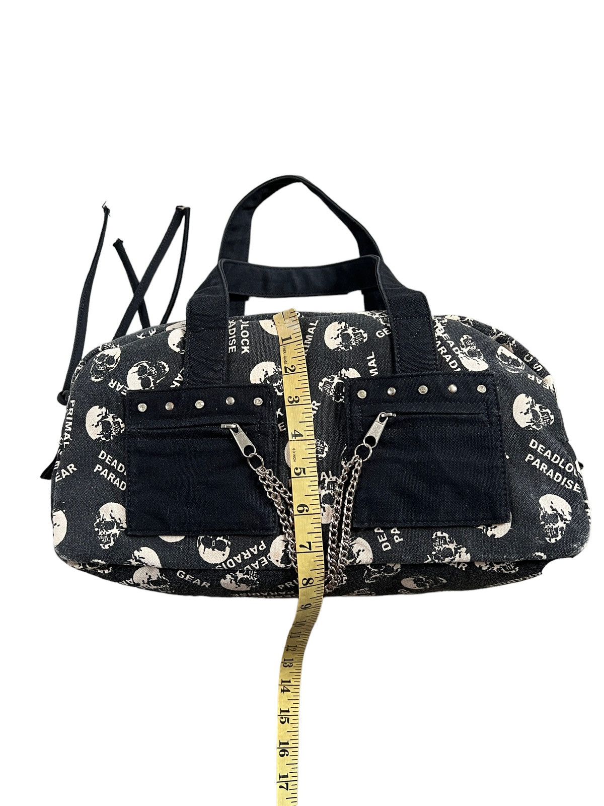 Japanese Brand Skull Punk Chain Shoulder Bag Japanese Brand Size ONE SIZE - 9 Thumbnail