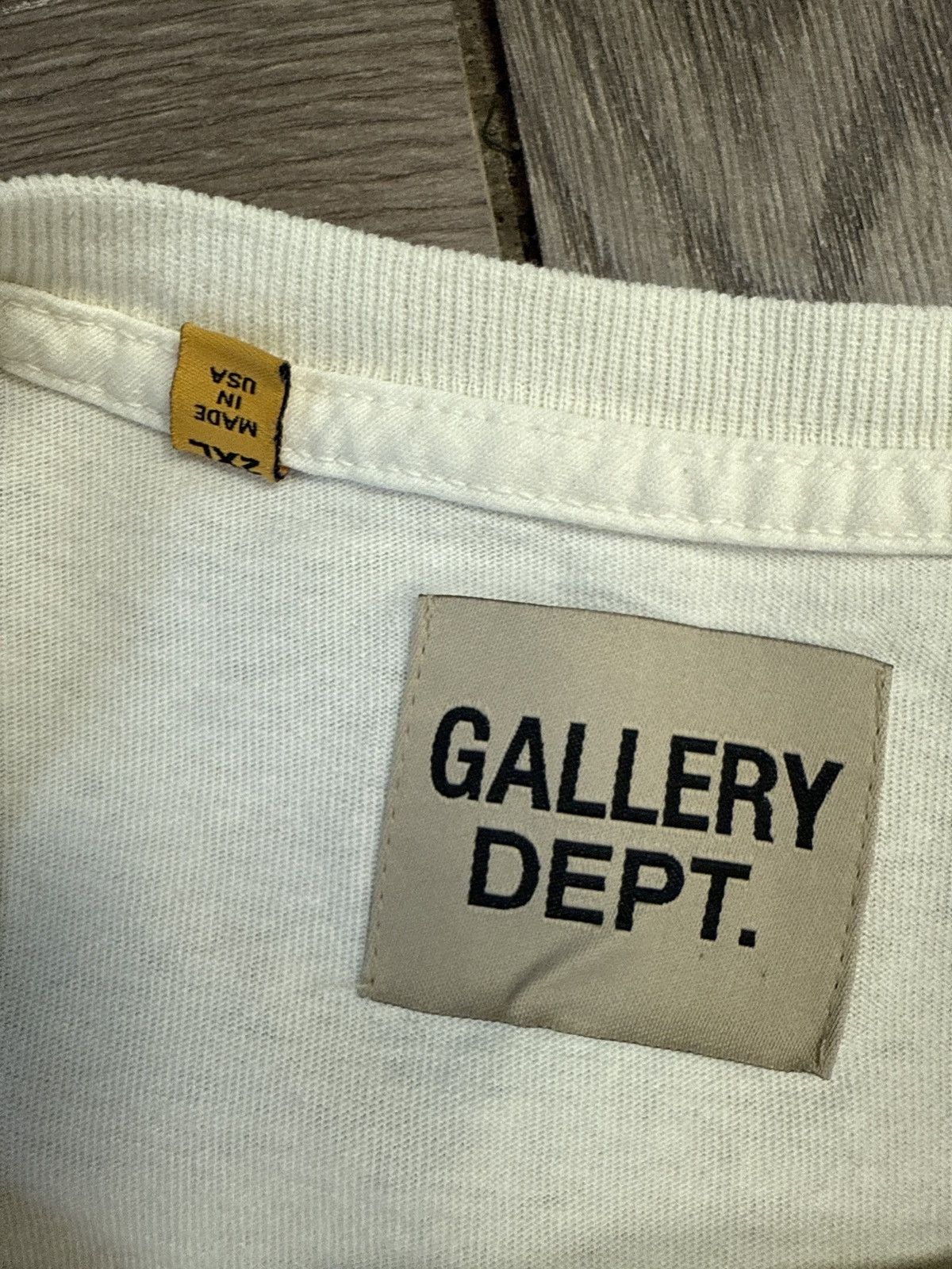 Gallery Dept. Gallery dept drive thru T shirt cream 2xl Size US XXL / EU 58 / 5 - 6 Thumbnail