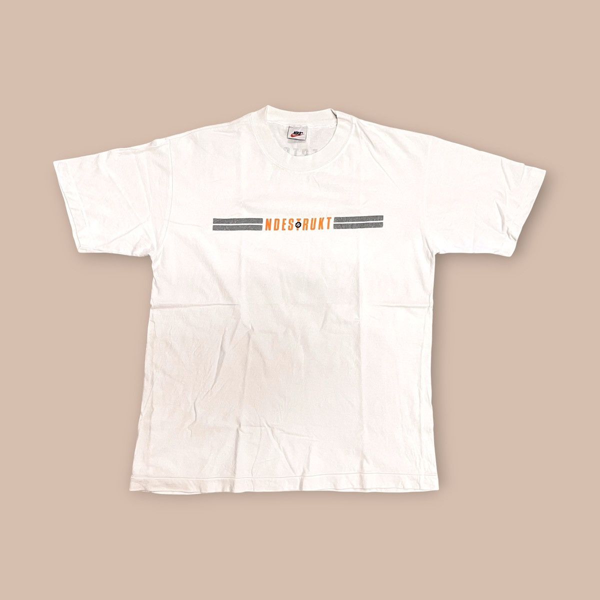 Nike OG 90s Nike NDESTRUKT "Dennis Rodman" Logo Tee Size US M / EU 48-50 / 2 - 2 Thumbnail