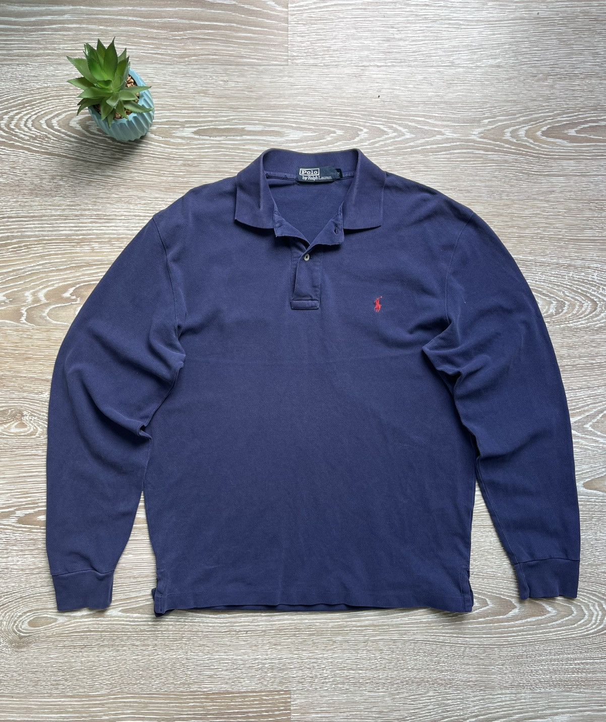 Polo Ralph Lauren × Rugby Ralph Lauren × Vintage Vintage Polo Ralph Lauren longsleeve polo 00s Size US M / EU 48-50 / 2 - 2 Thumbnail