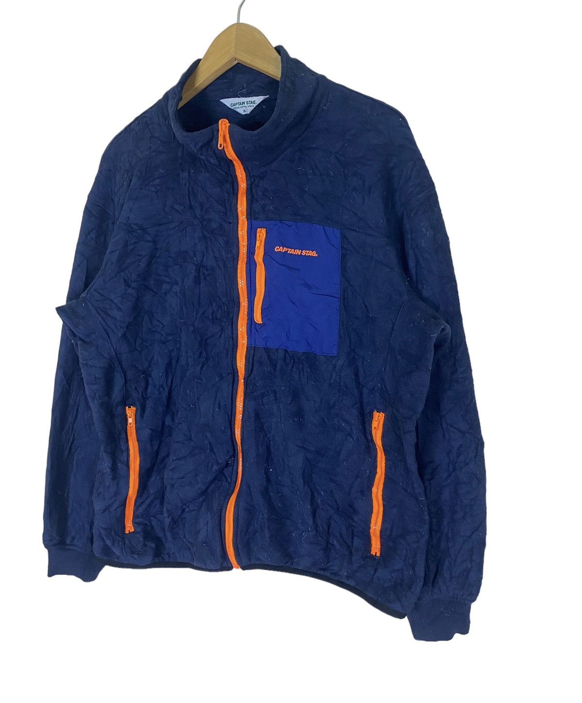 Japanese Brand Japanese Ourdoor Captain Stag Zip Up Fleece Jacket Size US L / EU 52-54 / 3 - 4 Thumbnail