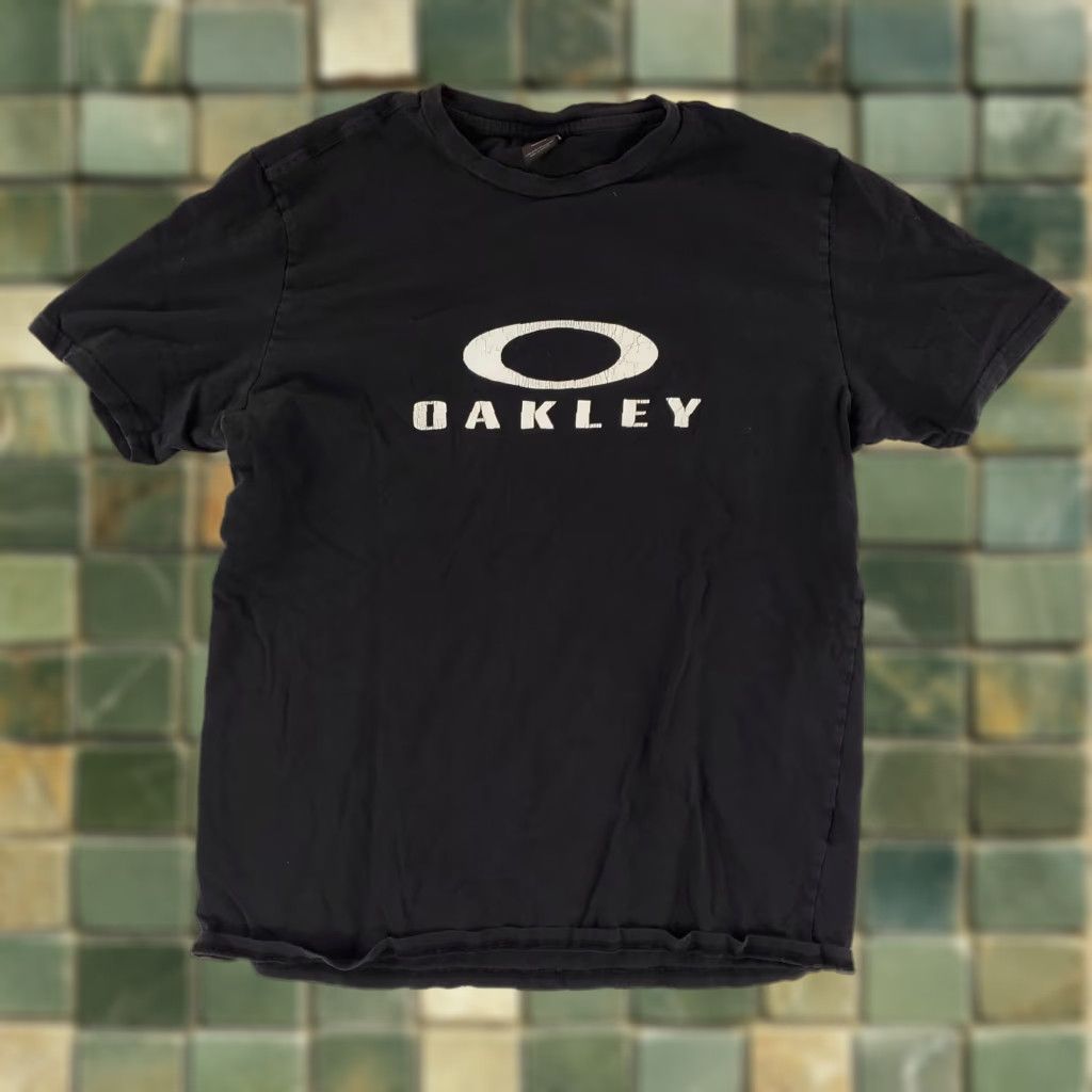 Oakley Oakley Spellout Big O T Shirt Black Short Sleeve Mens L Size US L / EU 52-54 / 3 - 1 Thumbnail