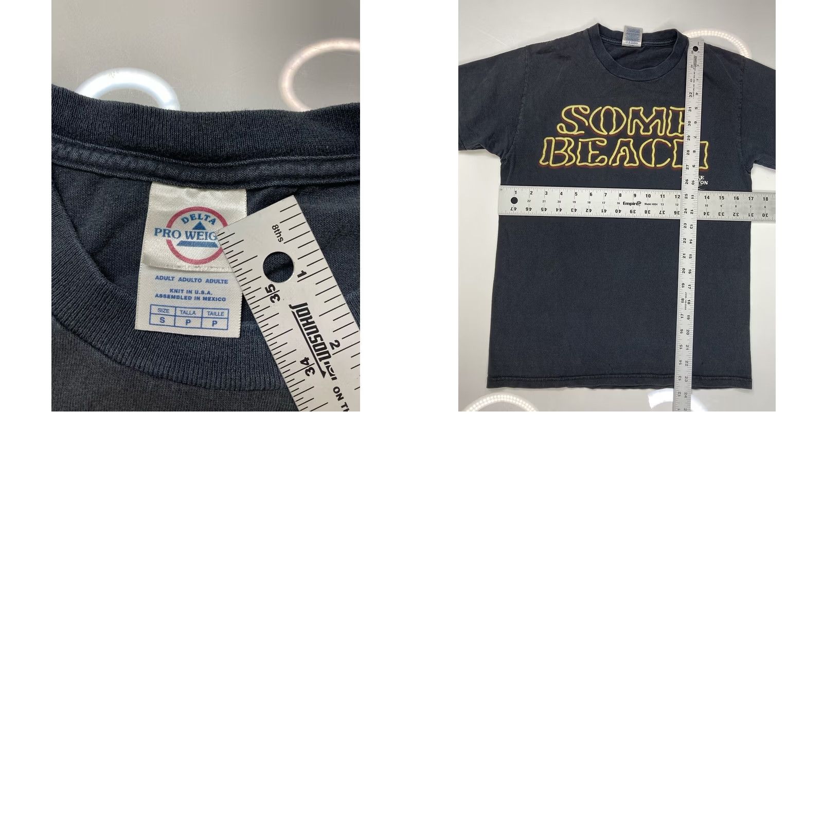 Delta Blake Shelton Some Beach Graphic T-shirt Women Small Black Short Sleeve Music Shirt Size S / US 4 / IT 40 - 8 Thumbnail