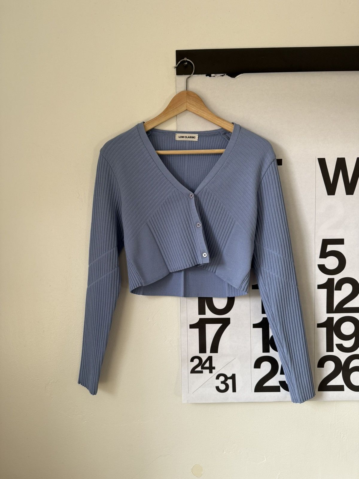 LOW CLASSIC Ribbed Knit Cardigan Size S / US 4 / IT 40 - 1 Thumbnail