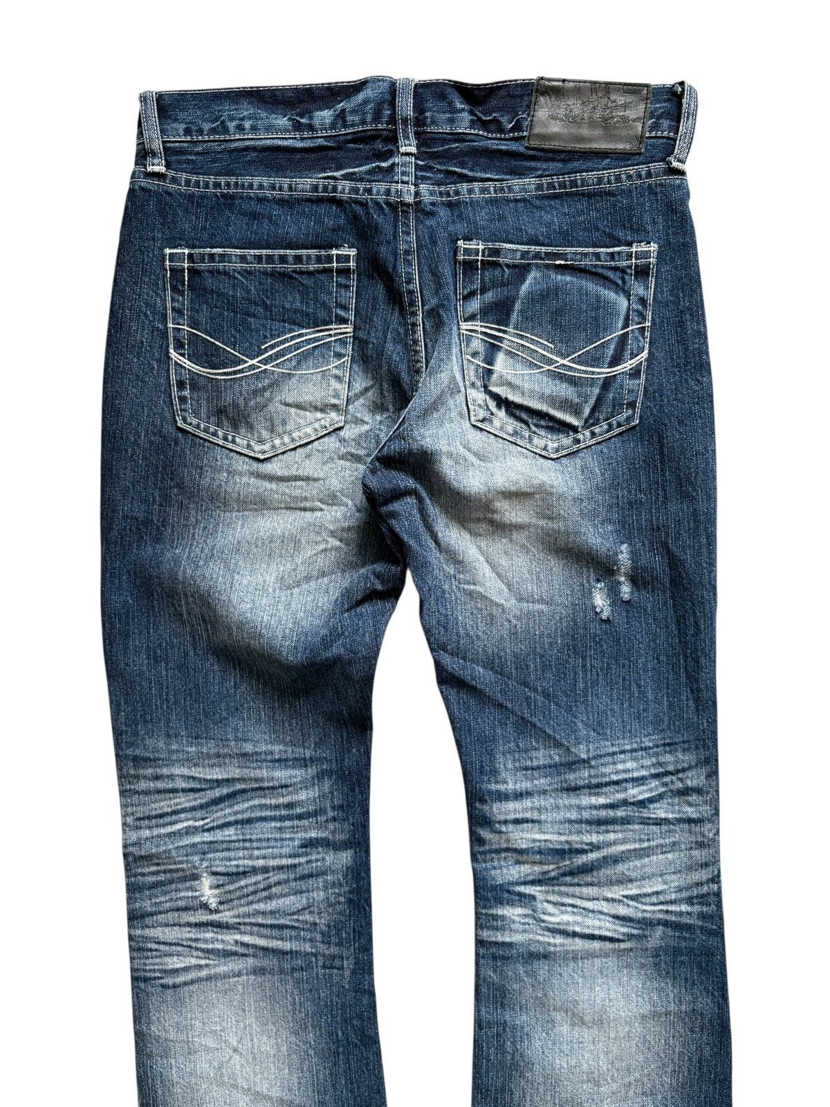 Japanese Brand Vintage Cavaria mudwash studded flared distressed jeans Size US 30 / EU 46 - 9 Thumbnail