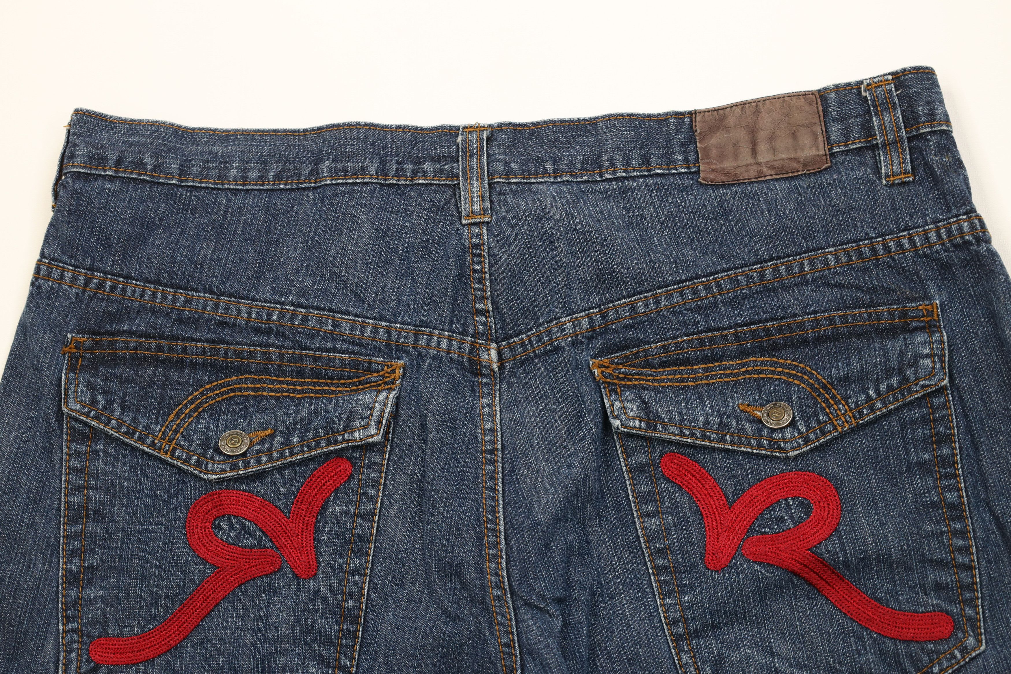 Rocawear Vintage 90s Y2K Rocawear Fit Denim Jean Shorts Blue Cotton Size US 40 / EU 56 - 12 Thumbnail