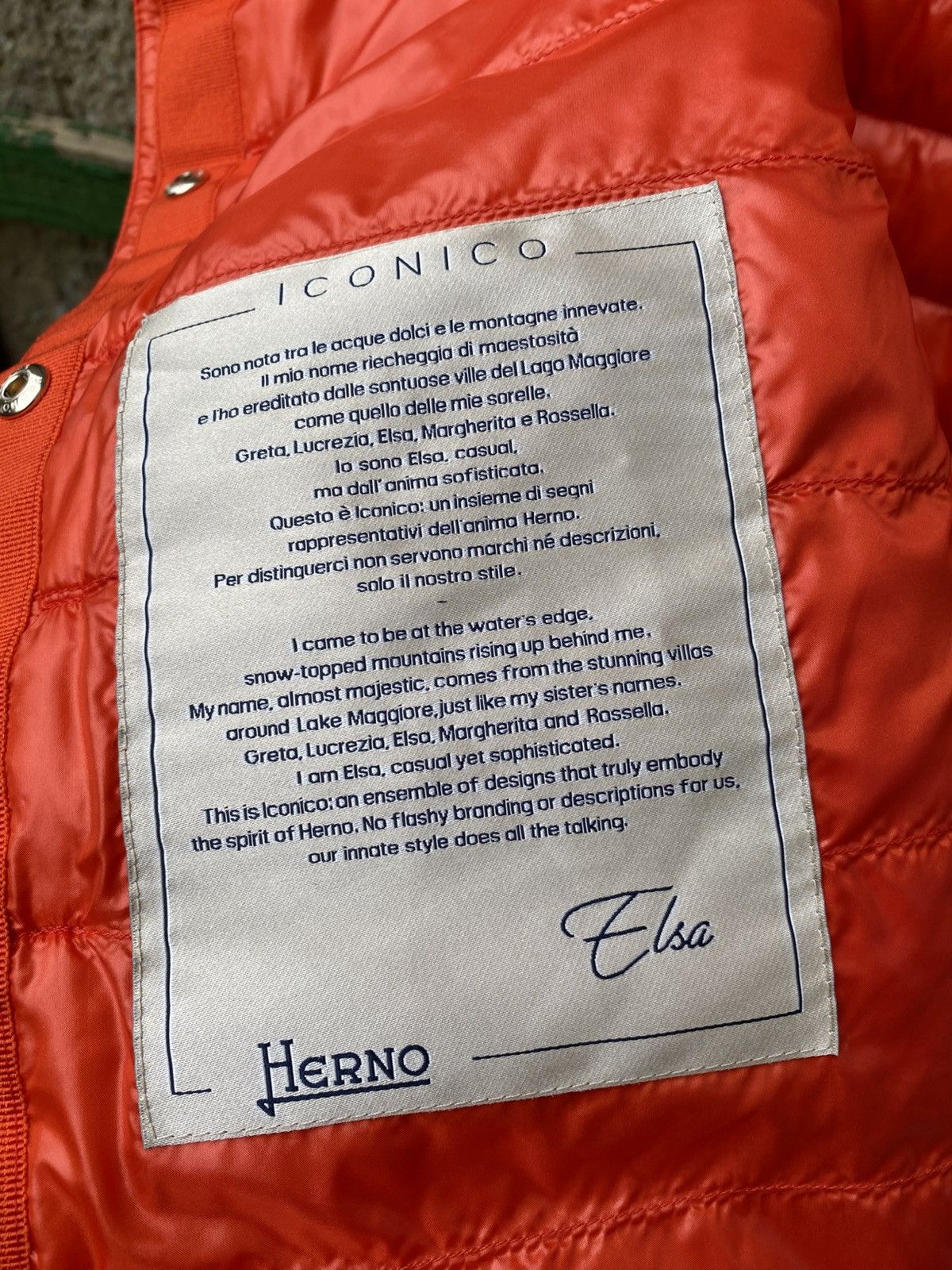 Herno Herno Elsa Iconico Puffer Down Jacket Size 48 Orange Size XL / US 12-14 / IT 48-50 - 9 Thumbnail