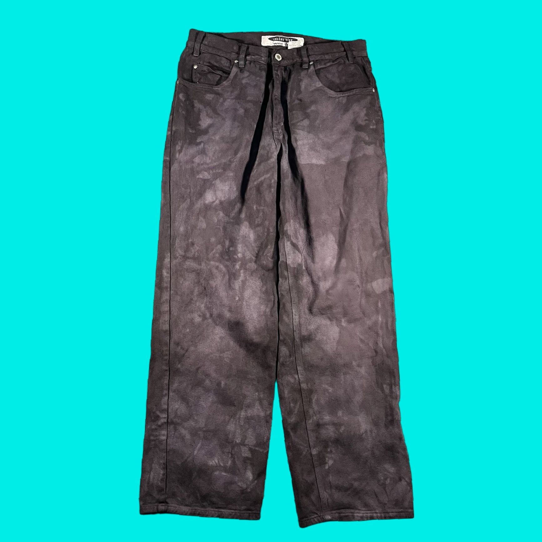 Anchor Blue VINTAGE Anchor Blue Jeans Wide Leg Denim 30x28 Men Burgundy 90s Grunge Skater Size US 30 / EU 46 - 1 Thumbnail
