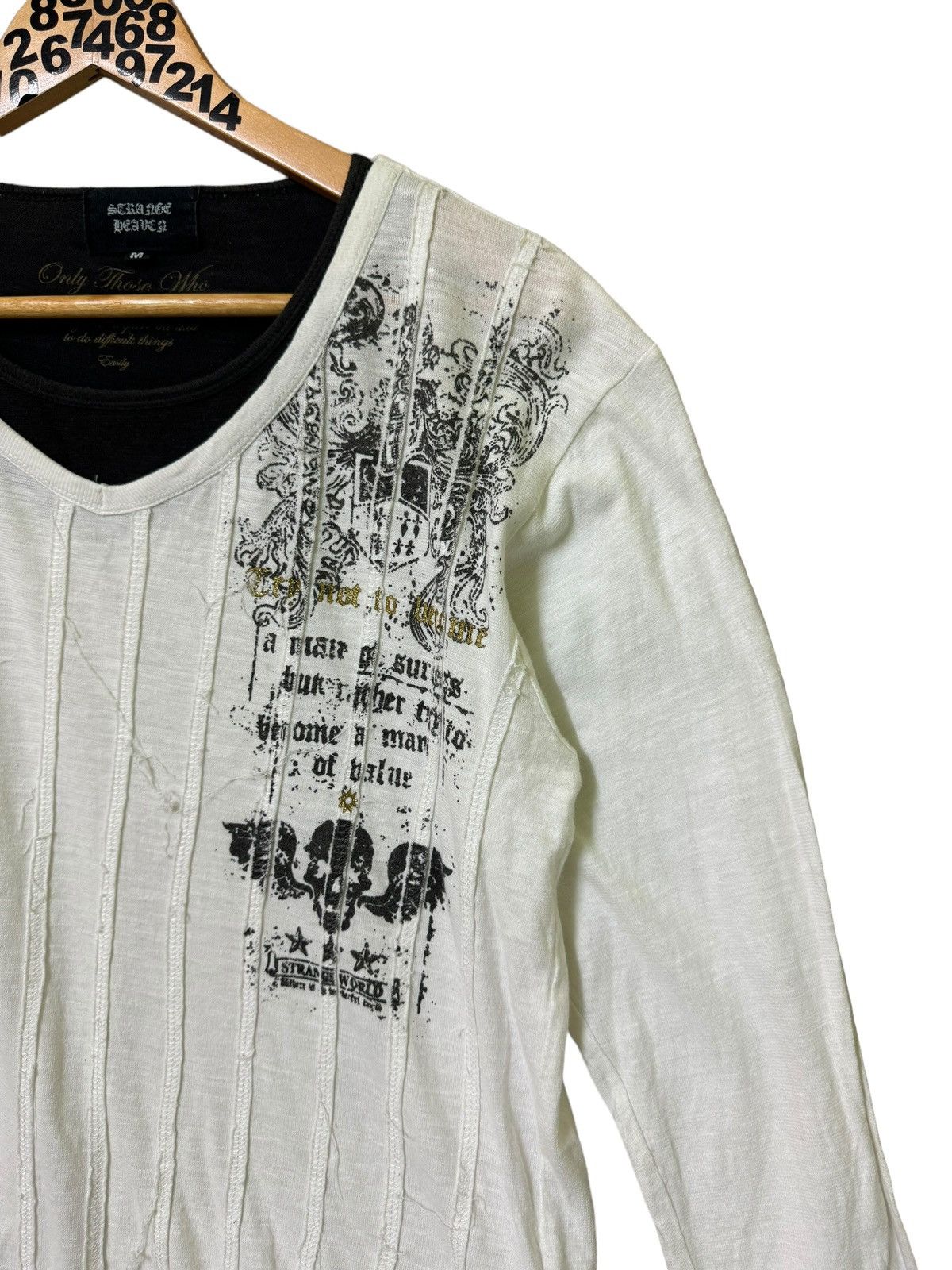 Affliction Strange World Punk Revel Art Quotes Poem Long Sleeves Size US M / EU 48-50 / 2 - 7 Thumbnail