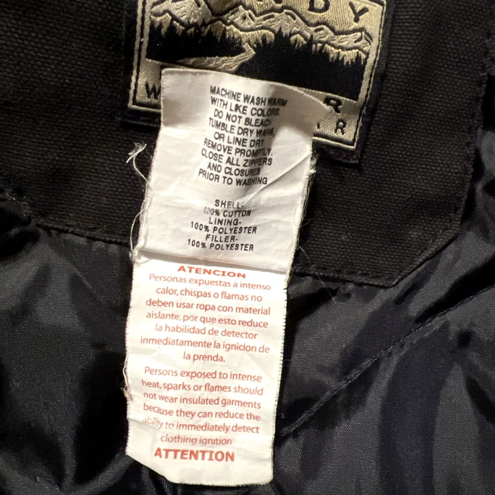 Vintage VINTAGE Sandy River Jacket Mens 2XL Black Workwear Canvas Hooded Insulated Size Coat J1802 Size US XXL / EU 58 / 5 - 7 Thumbnail