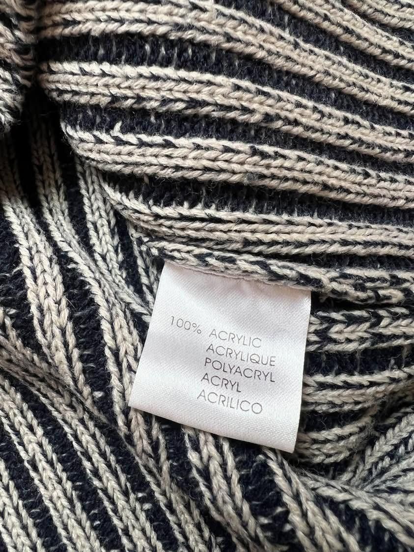 Japanese Brand Vintage ribbed Knit washed sweater 🔥 Size US L / EU 52-54 / 3 - 5 Thumbnail