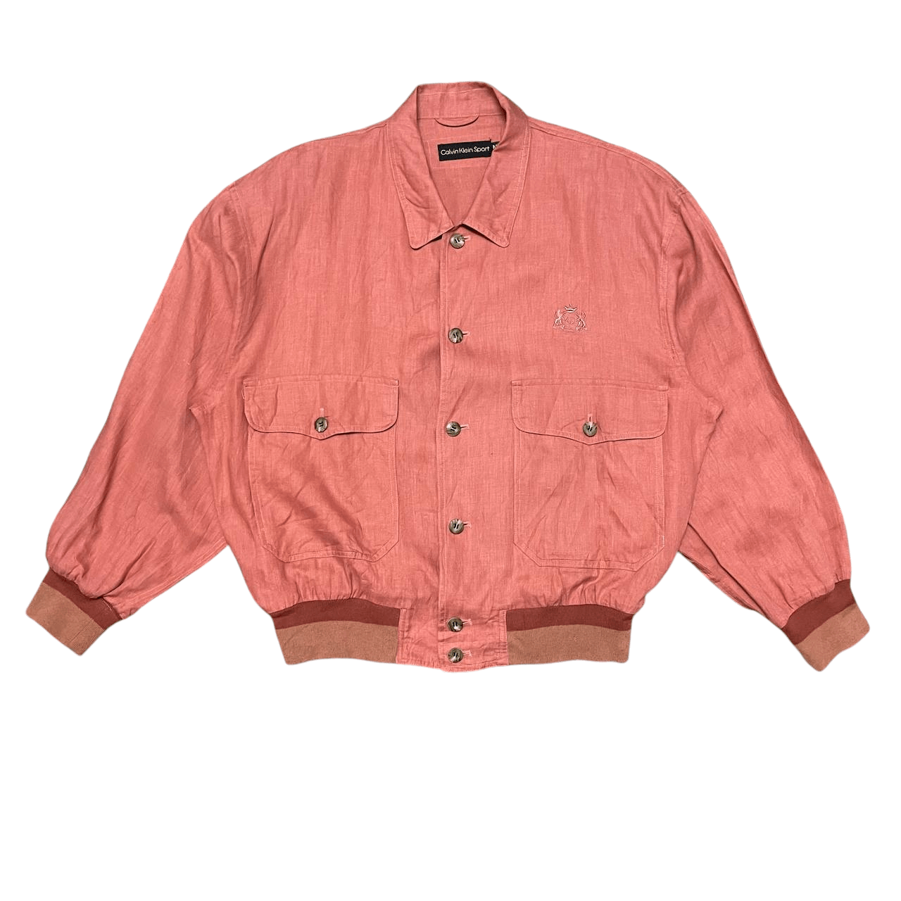 Calvin Klein Vintage Calvin Klein Sport Bomber Jacket Size US M / EU 48-50 / 2 - 1 Thumbnail