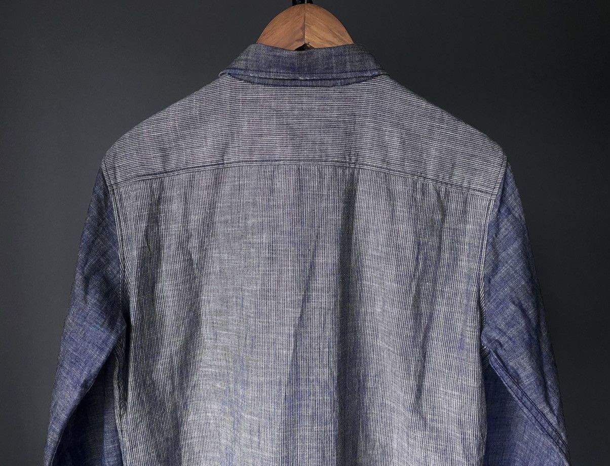 Dsquared2 Dsquared2 2012 Distressed Denim Shirt with Pocket Patch Logo Size US M / EU 48-50 / 2 - 20 Thumbnail