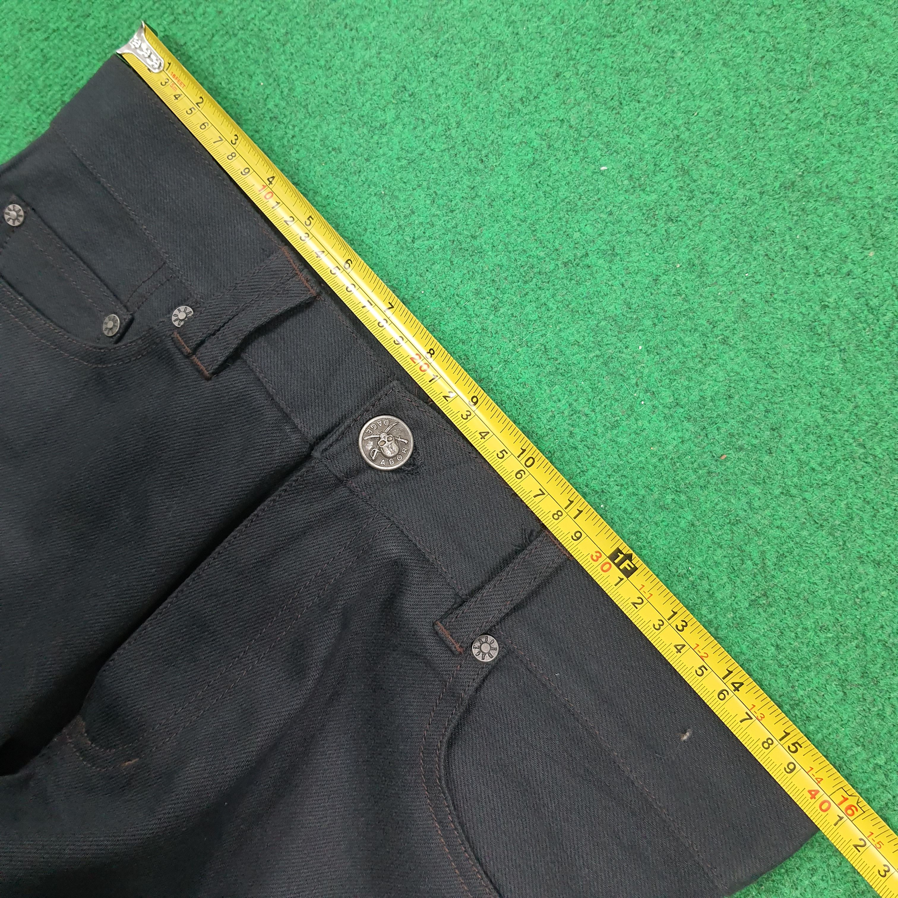 Japanese Brand Vintage Abordage Skull Rude Style Selvedge Pants C280N6 Size US 31 - 12 Thumbnail