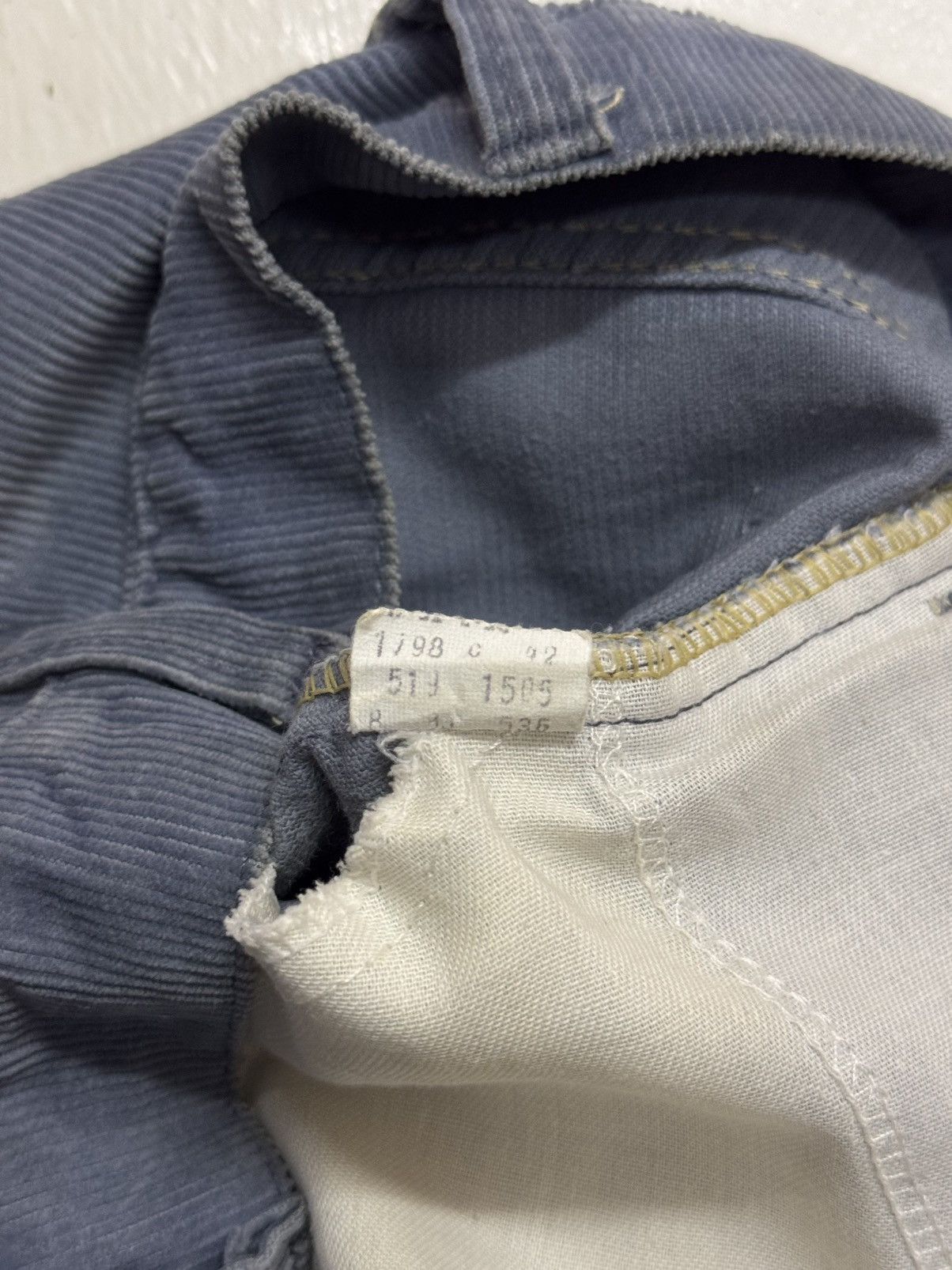 Levi's Vintage Clothing Vintage Levis Cudroy 70s Blue Size US 31 - 7 Thumbnail