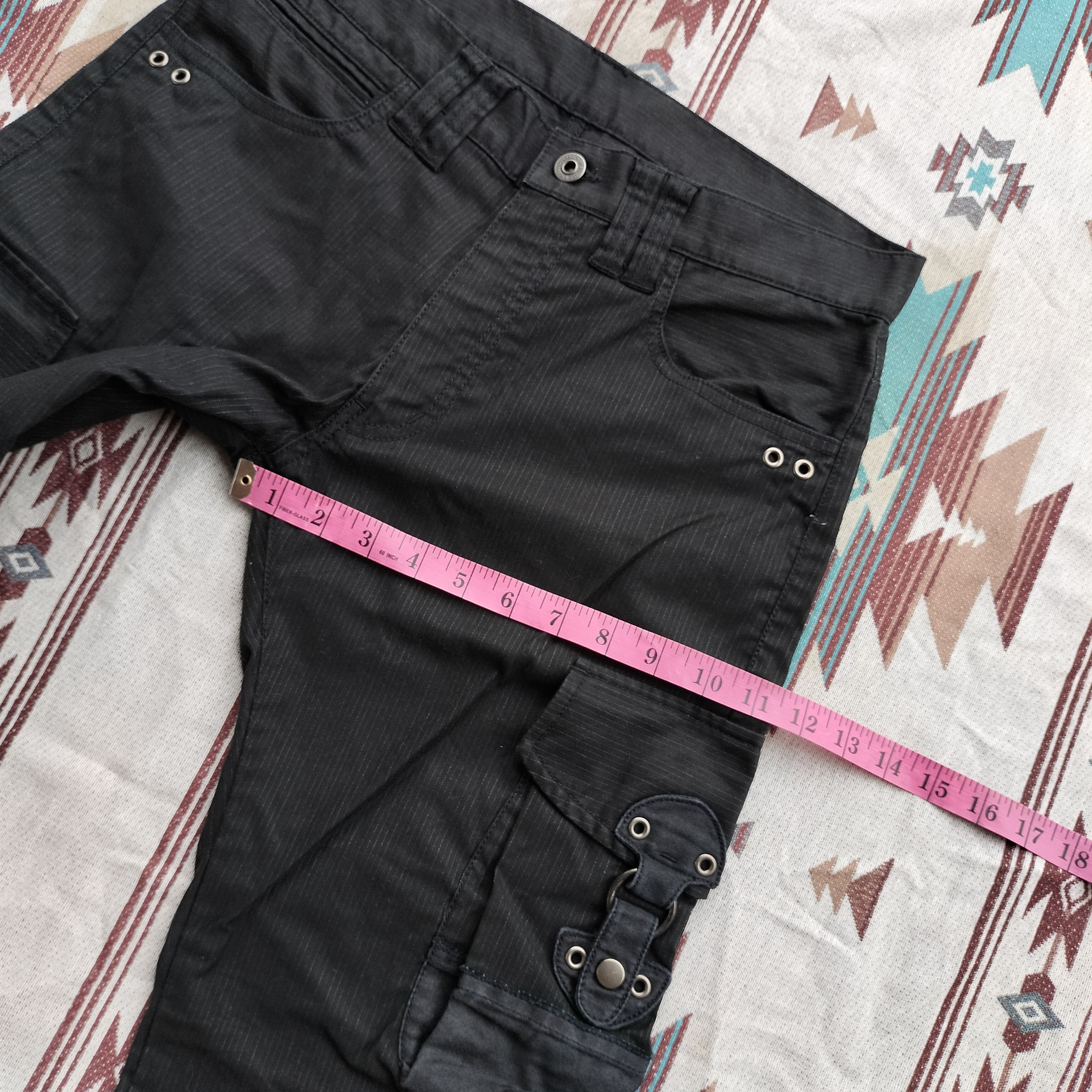 Tornado Mart Difference japan black flare cargo pants Size US 31 - 11 Thumbnail