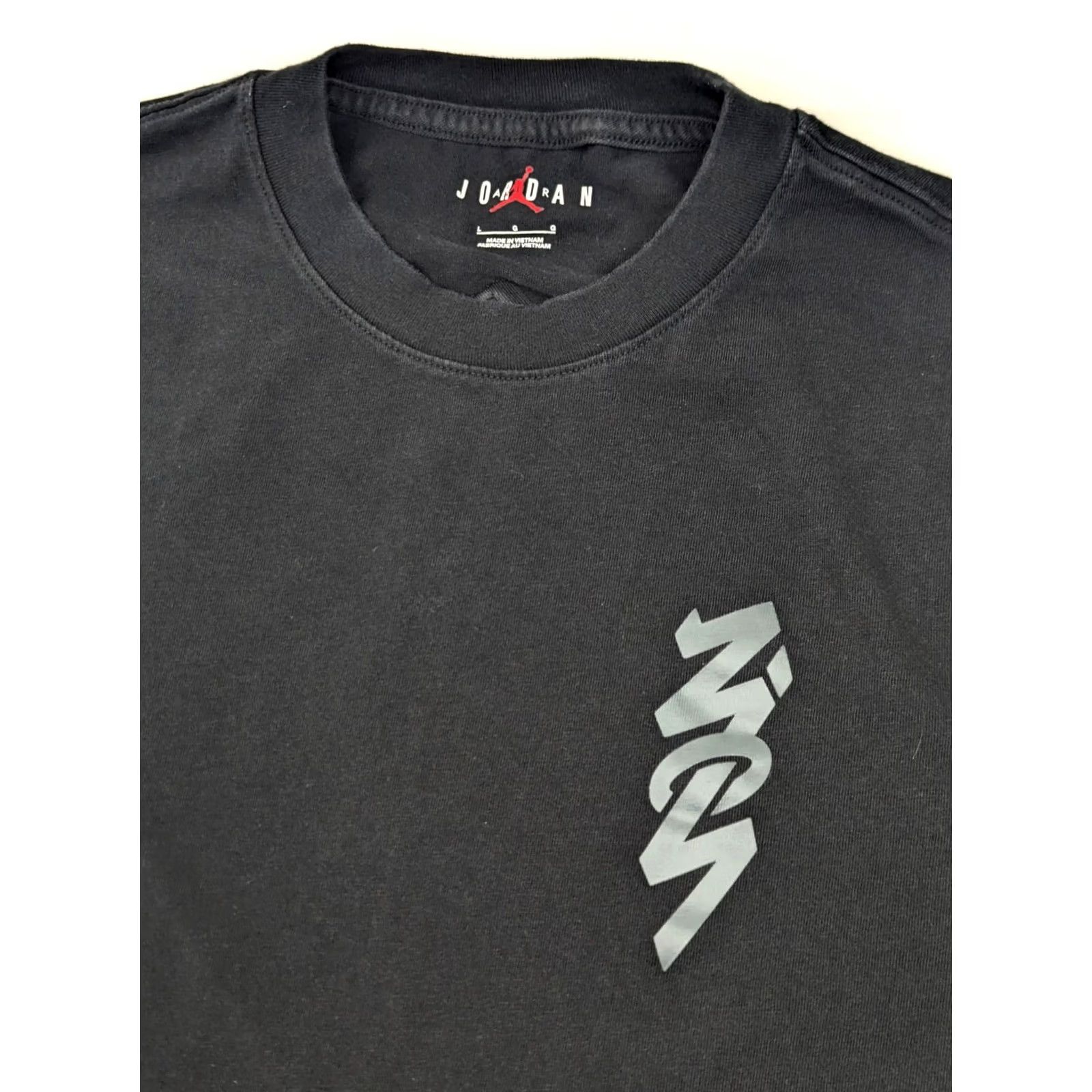 Jordan Brand Nike Air Jordan Men Shirt L Black Zion Williamson Logo Heavy Cotton Textured EUC Size US L / EU 52-54 / 3 - 3 Thumbnail