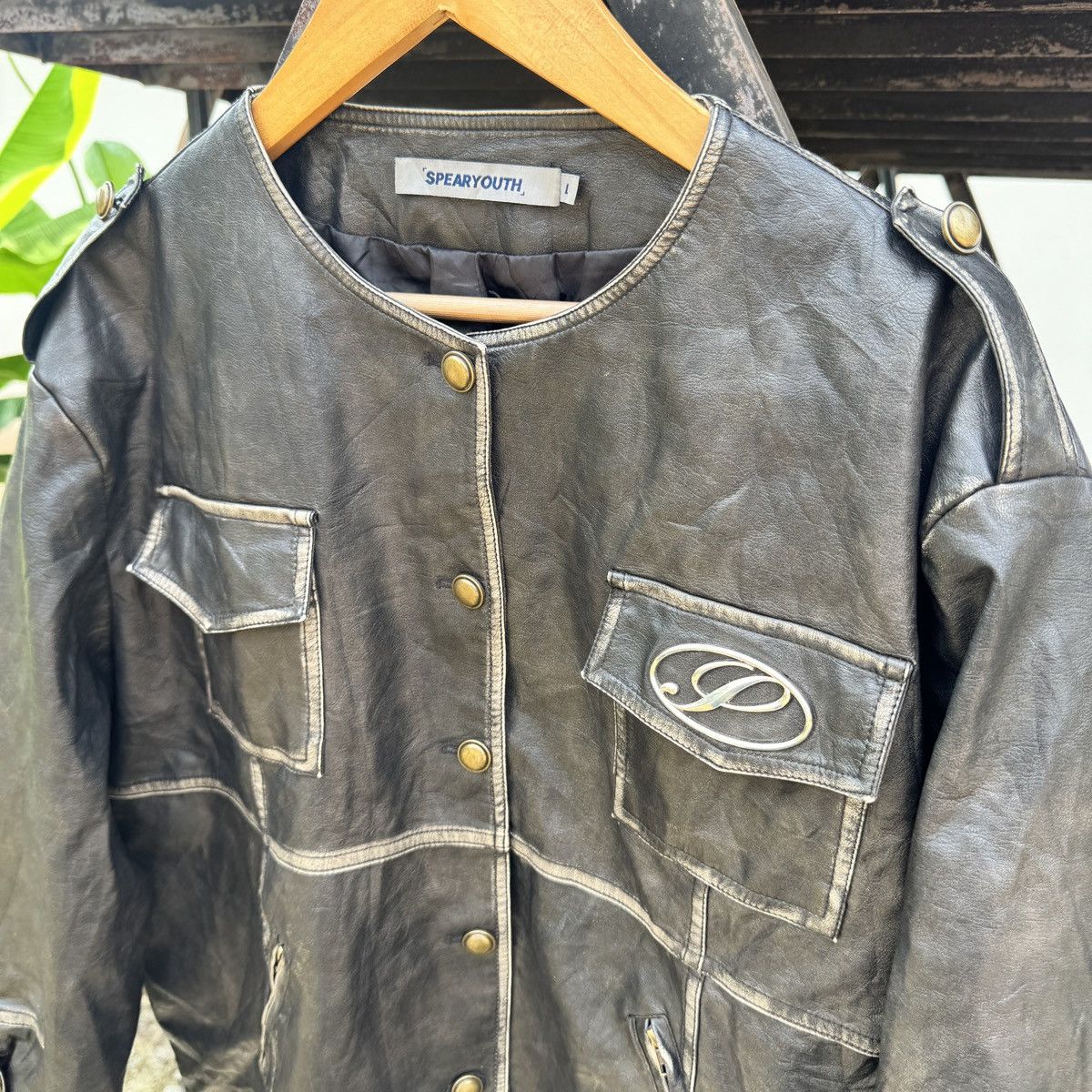 Japanese Brand SpearYouth Leather Jacket Size L / US 10 / IT 46 - 4 Thumbnail