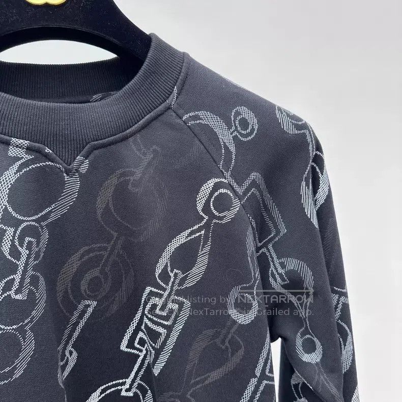 Hermes Hermes Chain Full-Printed Sweatshirt Size XXS / US 00 / IT 34 - 4 Thumbnail