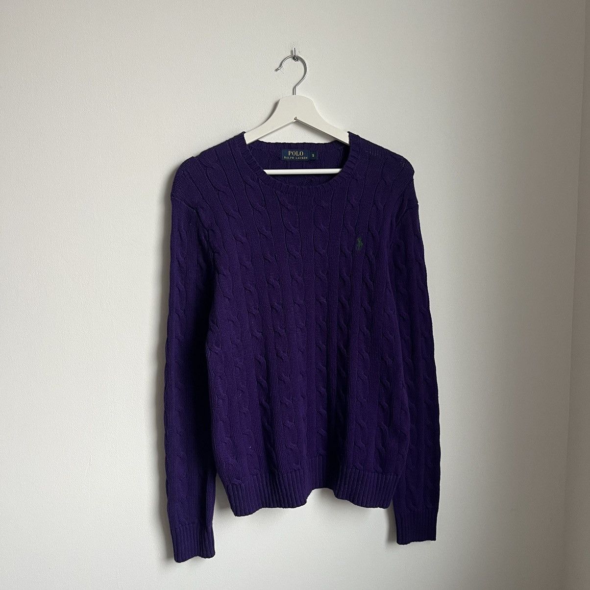 Polo Ralph Lauren Polo Ralph Lauren Purple Sweater S Size S / US 4 / IT 40 - 1 Thumbnail