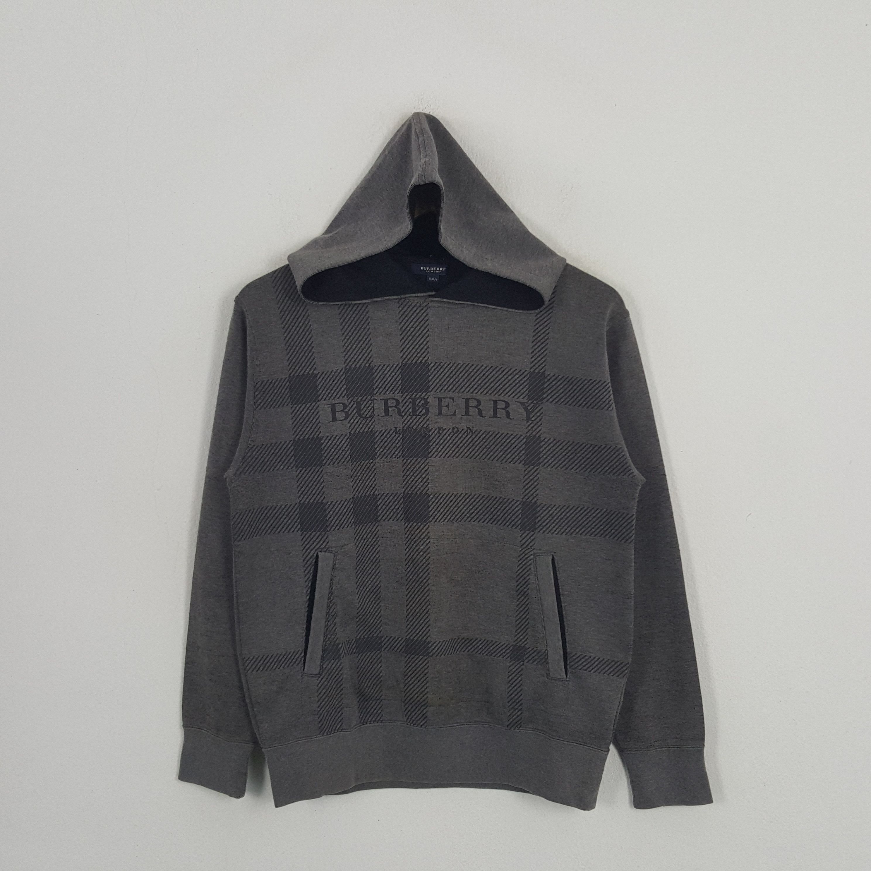 Burberry × Vintage Vintage Burberry London Nova Check Designer Hoodies Size US S / EU 44-46 / 1 - 1 Thumbnail