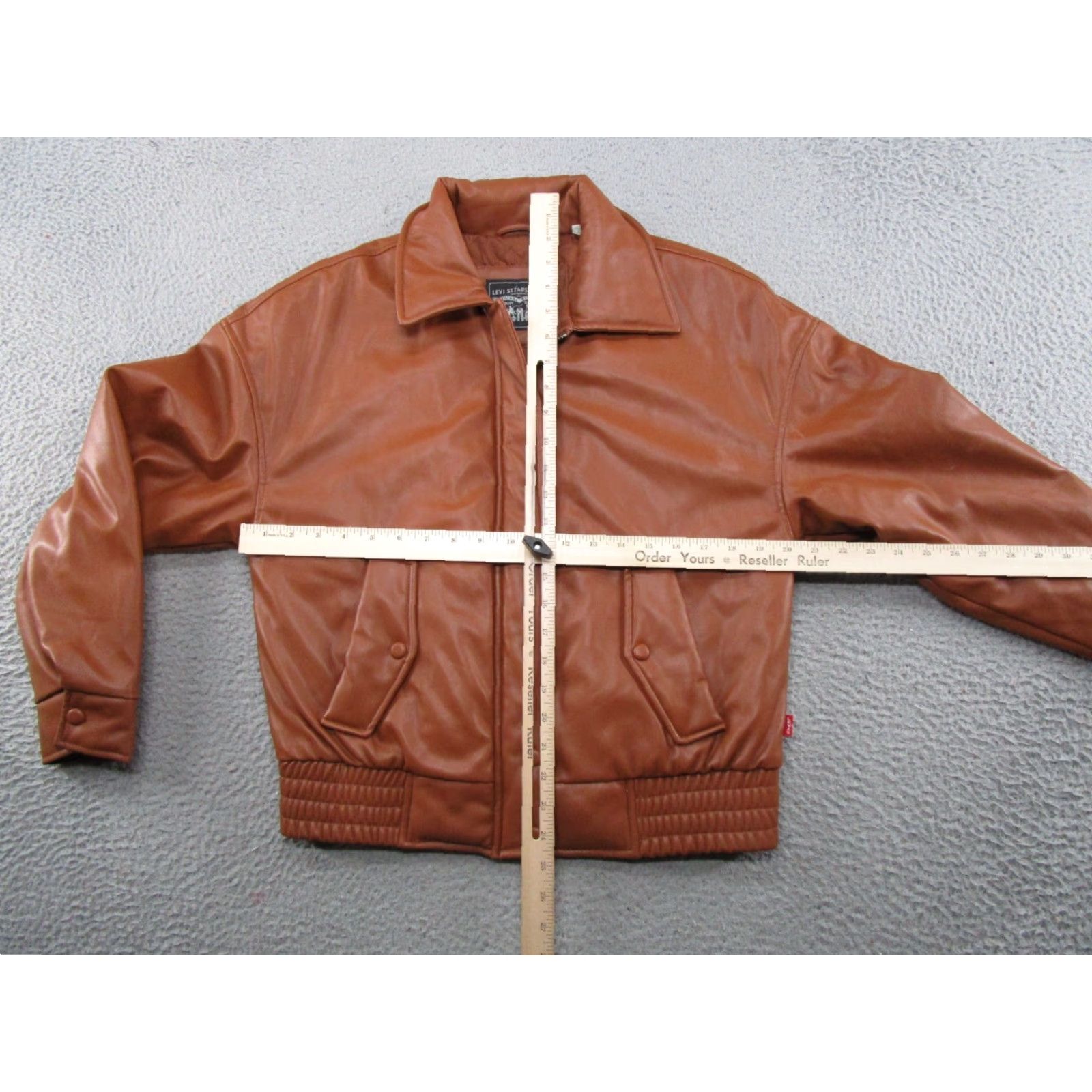 Levi's Levi's Women's Jacket Motorcycle Faux Leather Zip Up Quilt Lined Brown Size S Size S / US 4 / IT 40 - 5 Thumbnail