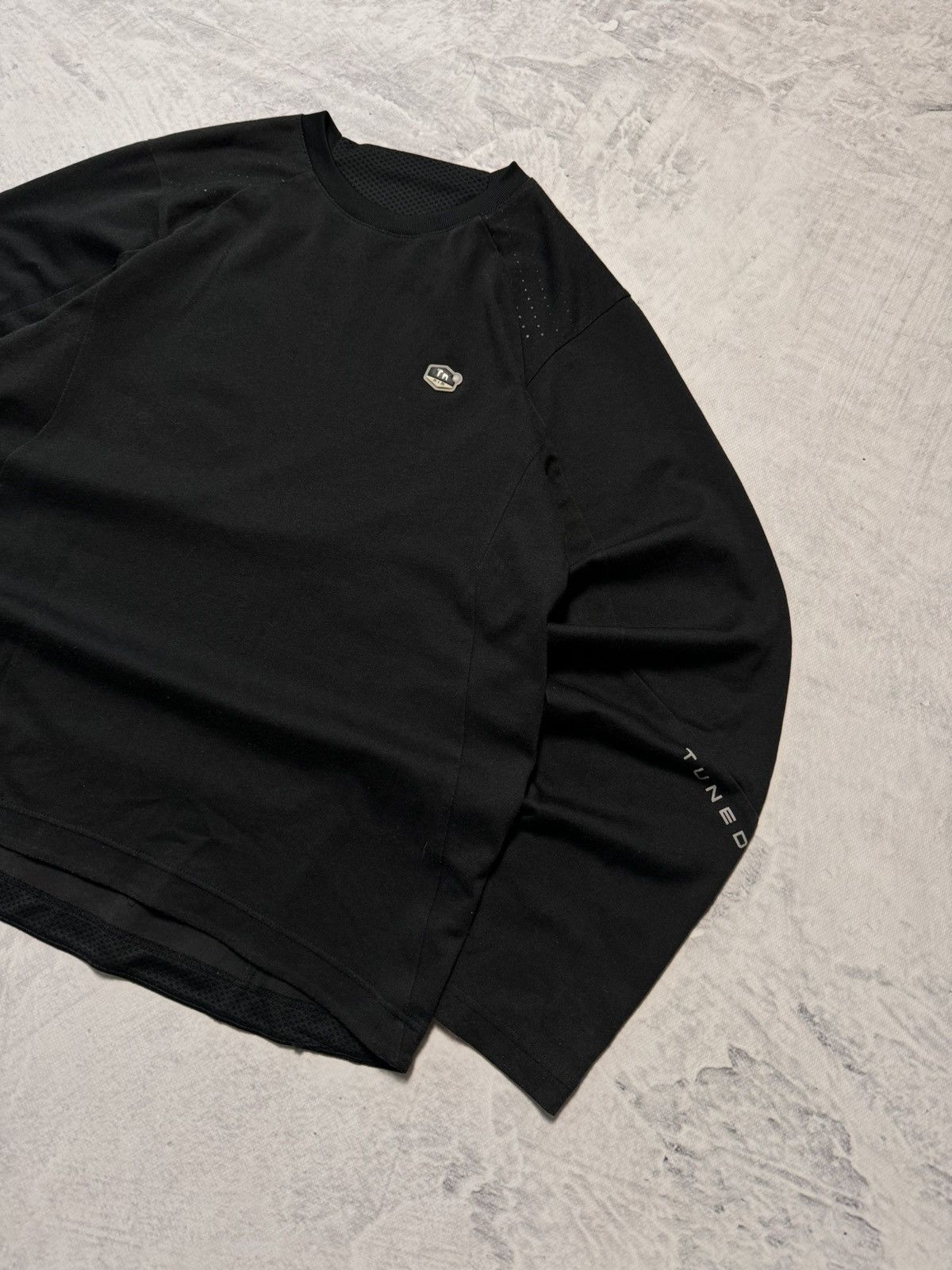 Nike × Vintage 00s Nike Vintage Tn Plus Drill Turtleneck Sweatshirt Y2K Size US L / EU 52-54 / 3 - 5 Thumbnail