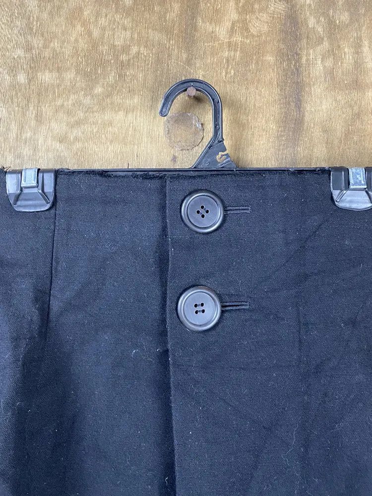 Yohji Yamamoto DL Yohji Yamamoto japan black Skirt #Z093 Size 26" / US 2 / IT 38 - 6 Thumbnail