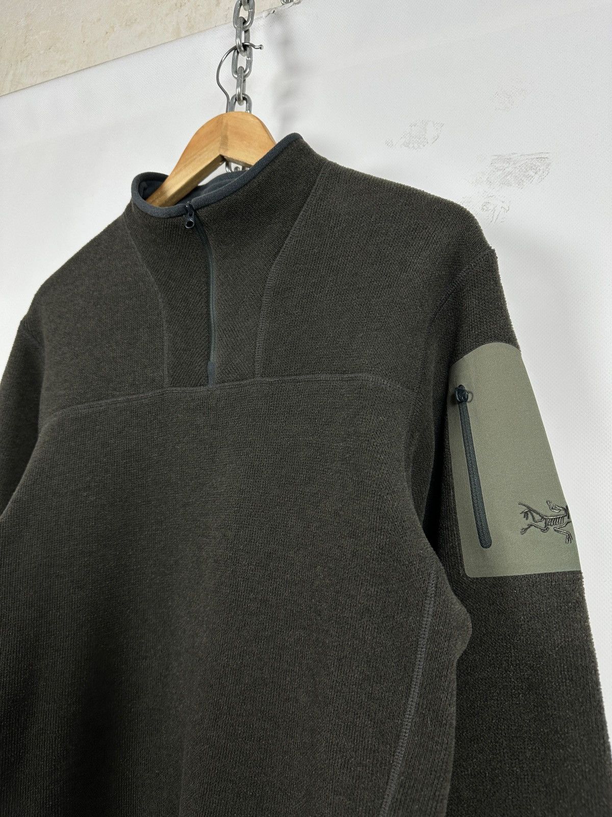 Arc'teryx Vintage Arcteryx Khaki Polartec Fleece Jacket Size US M / EU 48-50 / 2 - 10 Thumbnail