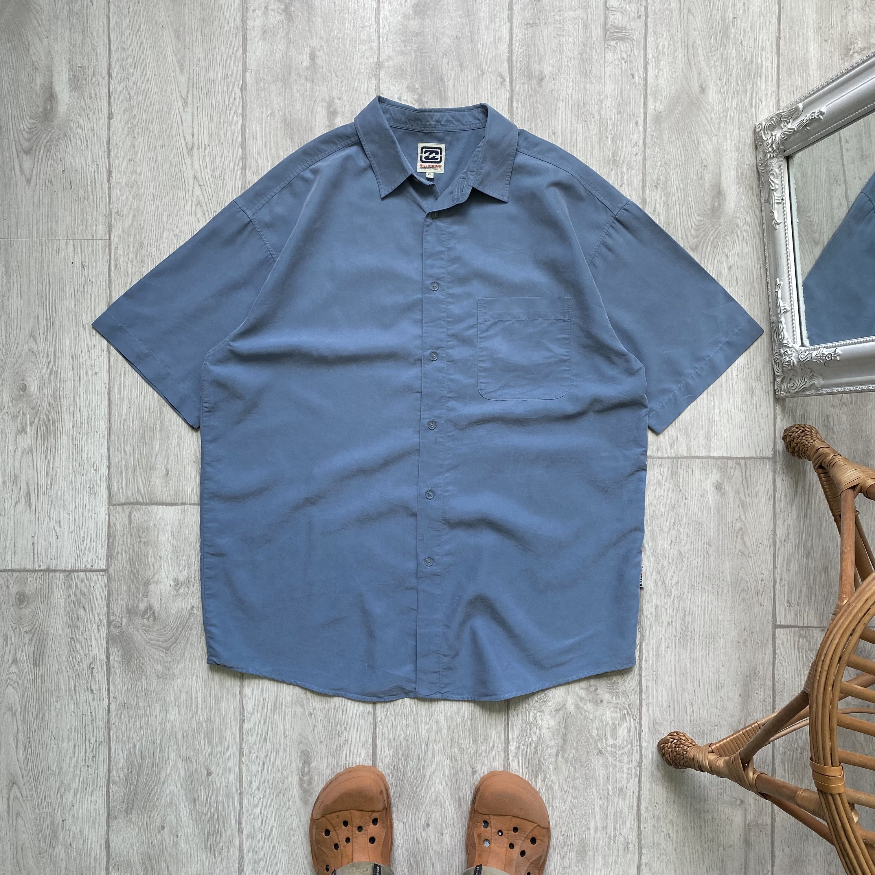 Billabong 🏄🏼‍♂️Vintage 90s Billabong Short Sleeve Shirt Surf style Size US XL / EU 56 / 4 - 1 Thumbnail