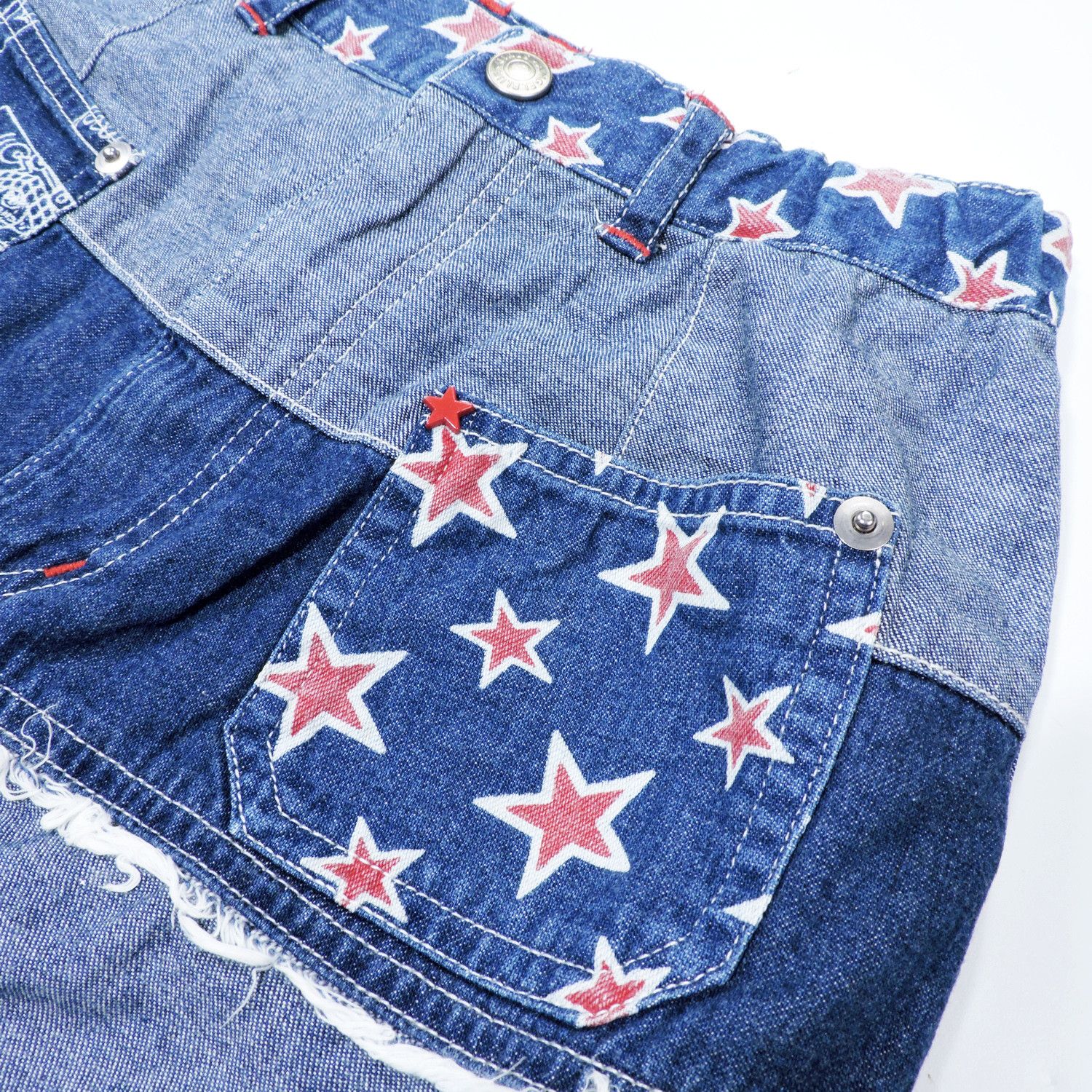 Angel Blue ANGEL BLUE STARS ‘LET’S SHOWER TIME’ DENIM MINI SKIRTS Size 27" / US 4 / IT 40 - 13 Thumbnail