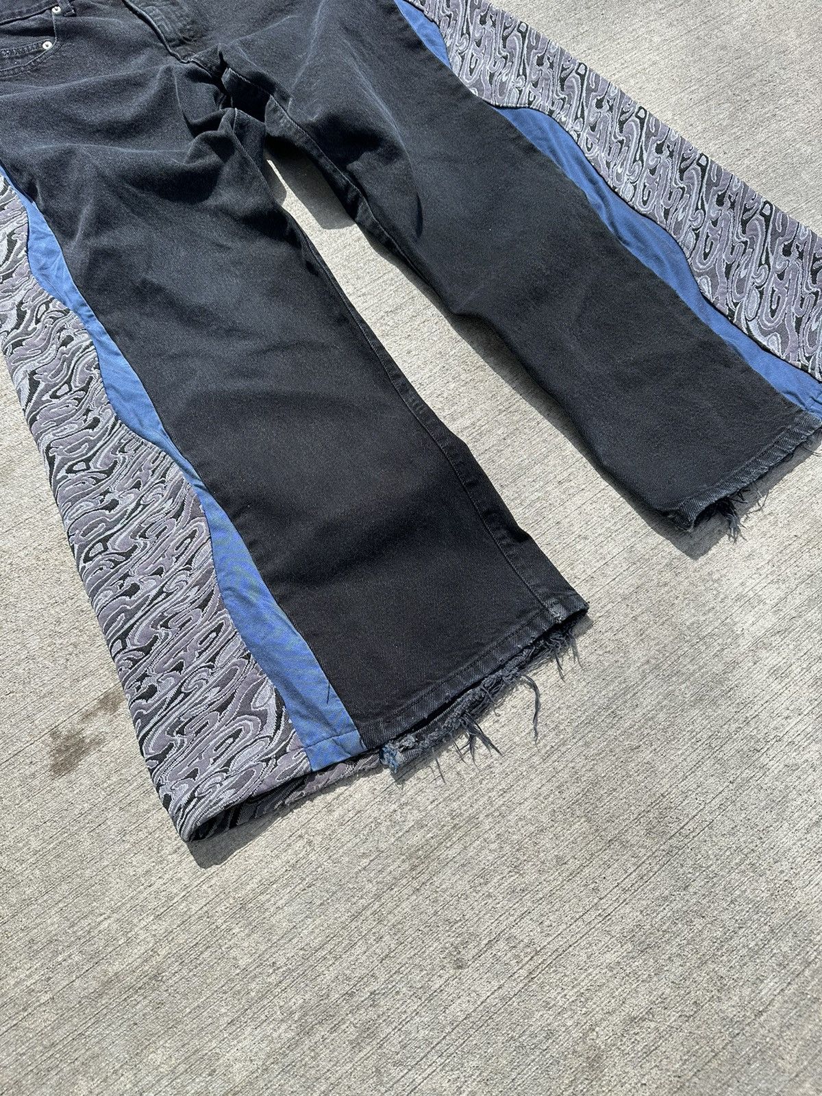 Guess × Vintage Guess 90s Custom Black Denim High Rise Jeans Made in USA Size 32" / US 10 / IT 46 - 4 Thumbnail