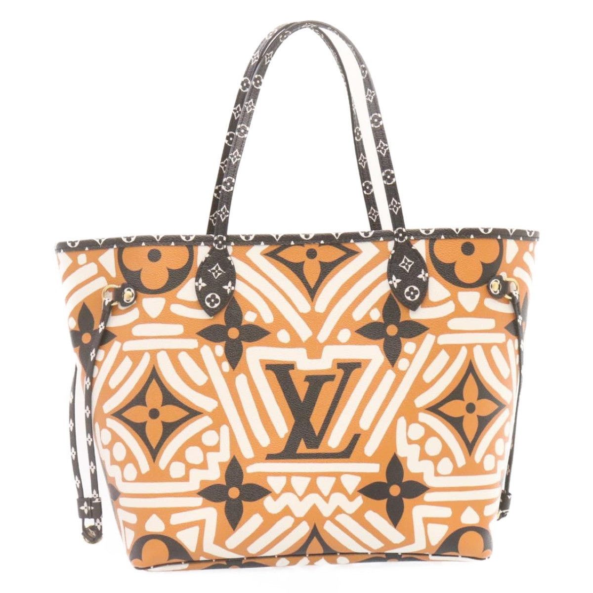 Louis Vuitton LOUIS VUITTON Monogram Giant Neverfull MM Tote Bag Caramel Size ONE SIZE - 2 Thumbnail