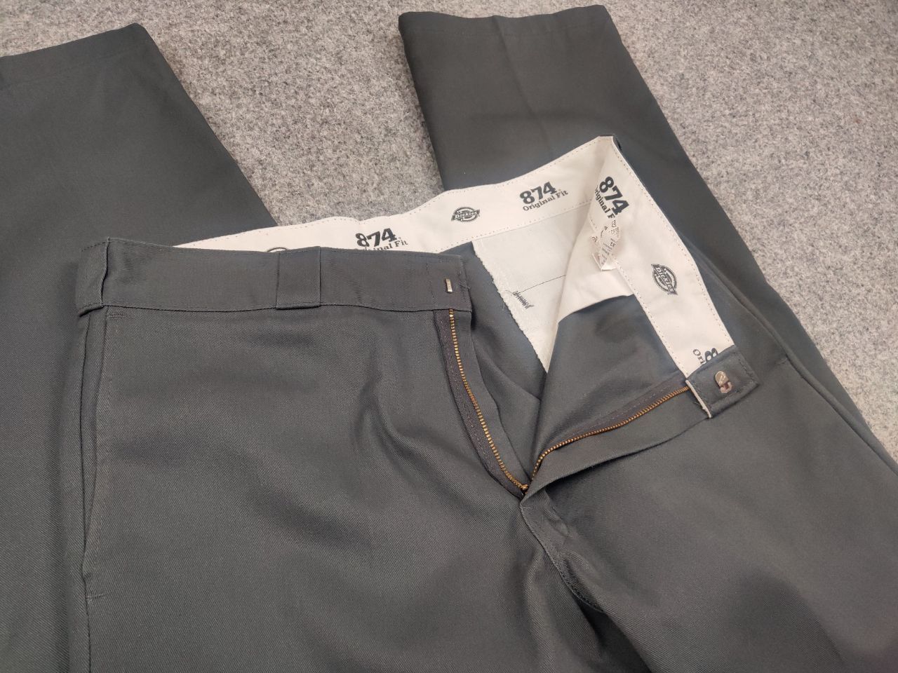 Dickies Vintage Dickies 874 Original Fit Dark Gray Trouser Pants Size US 36 / EU 52 - 6 Thumbnail