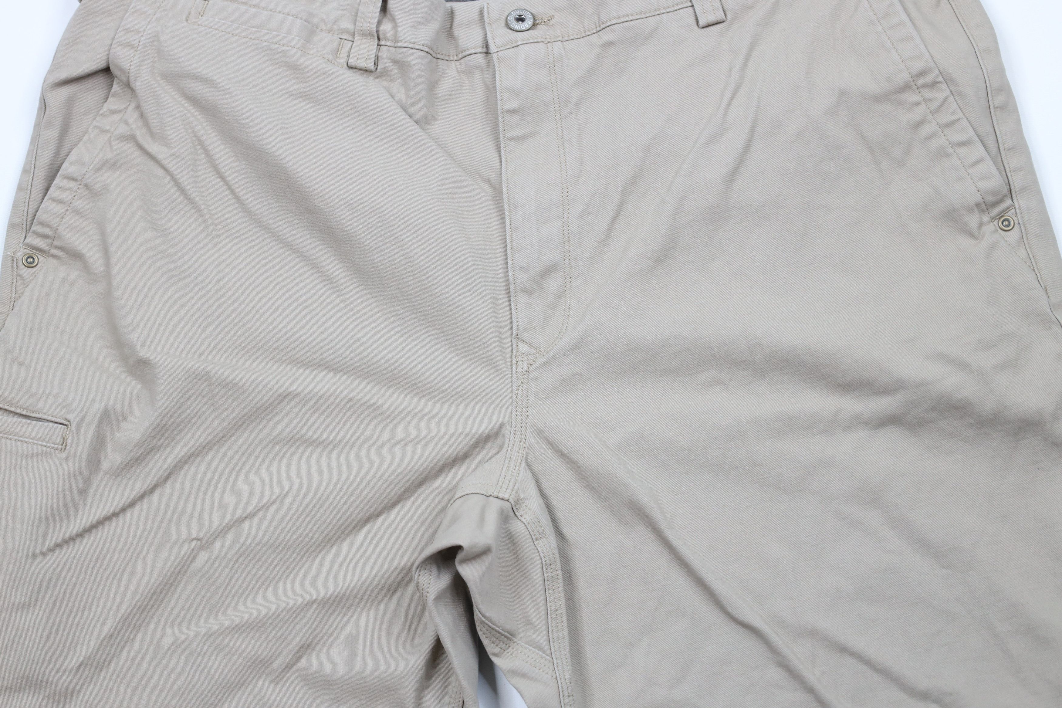 Duluth Trading Company × Vintage Duluth Trading Co Khakis Carpenter Work Shorts Beige Size US 42 / EU 58 - 3 Thumbnail