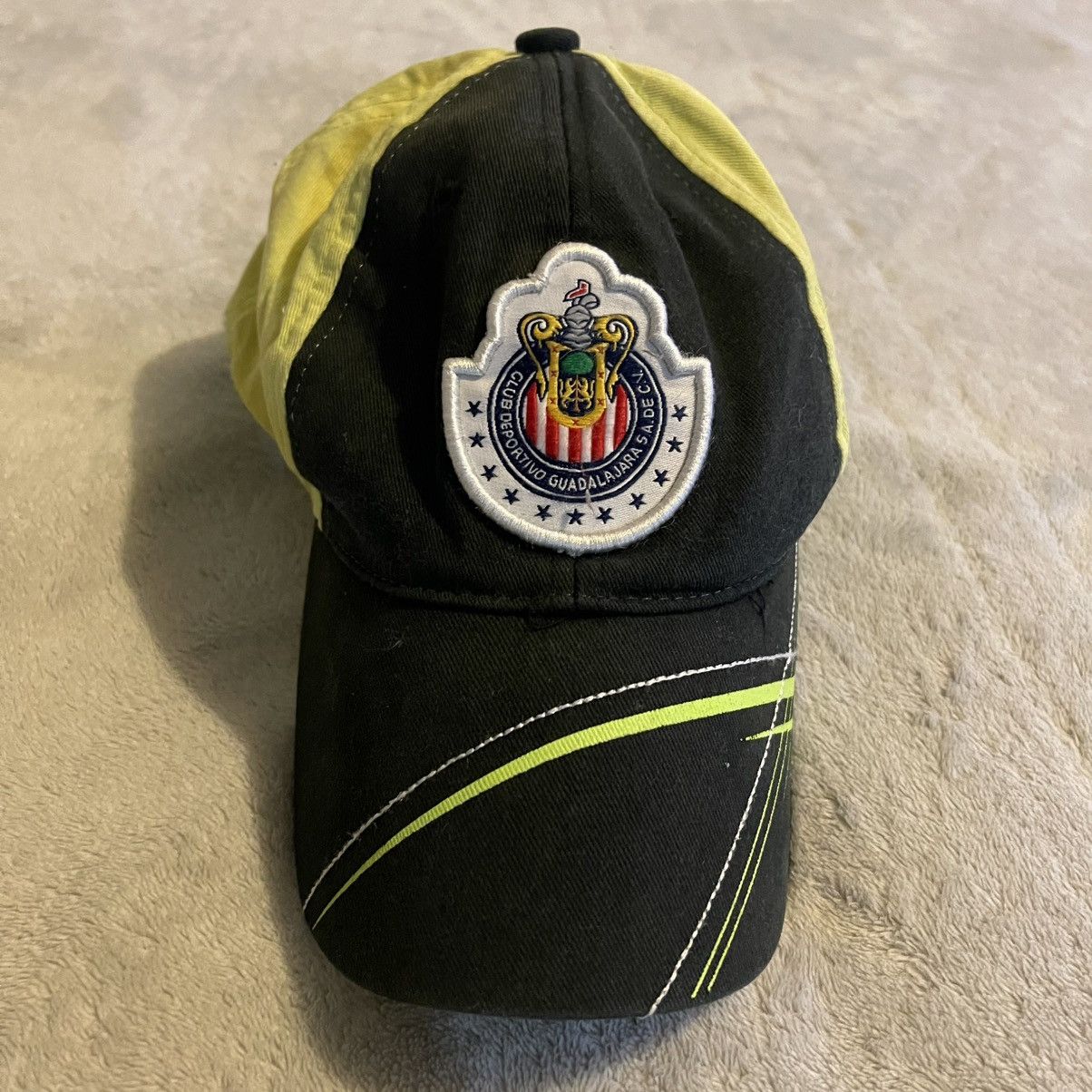 Rhinox Vintage Chivas De Guadalajara Hat Men One Size Soccer Cap Size ONE SIZE - 1 Thumbnail